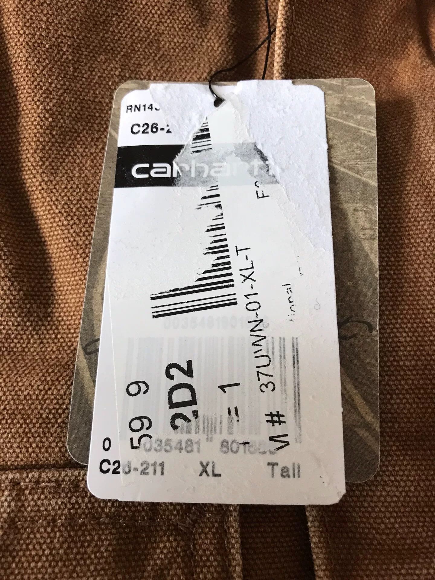 Carhartt Carhartt C26 Classic Brown XL-Tall Jacket Size US XL / EU 56 / 4 - 8 Thumbnail