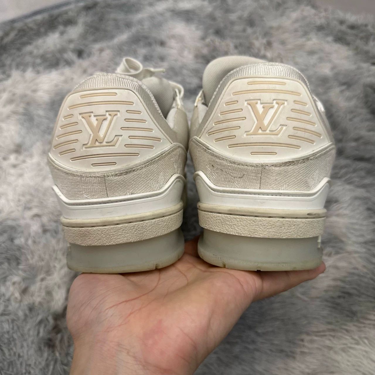 Louis Vuitton LV Trainer White Casual Shoes Size US 10 / EU 43 - 6 Thumbnail