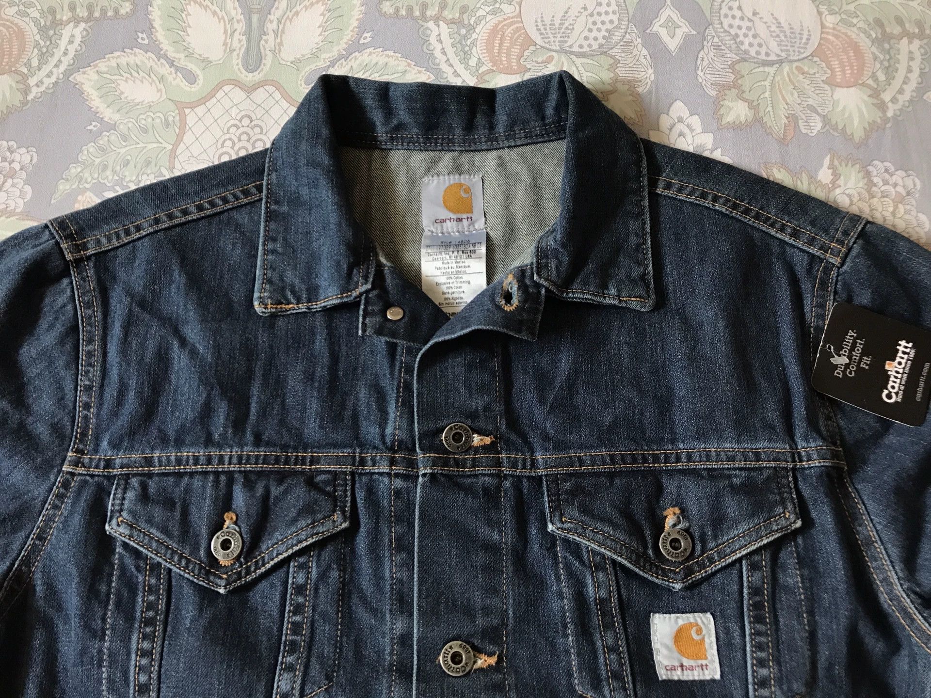 Carhartt Carhartt J291 Washed Denim Jacket Size US M / EU 48-50 / 2 - 4 Thumbnail