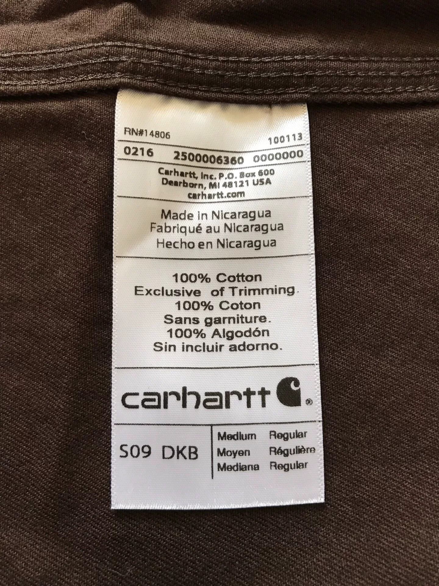 Carhartt Carhartt S09 DKB Work Shirt Size US M / EU 48-50 / 2 - 9 Thumbnail