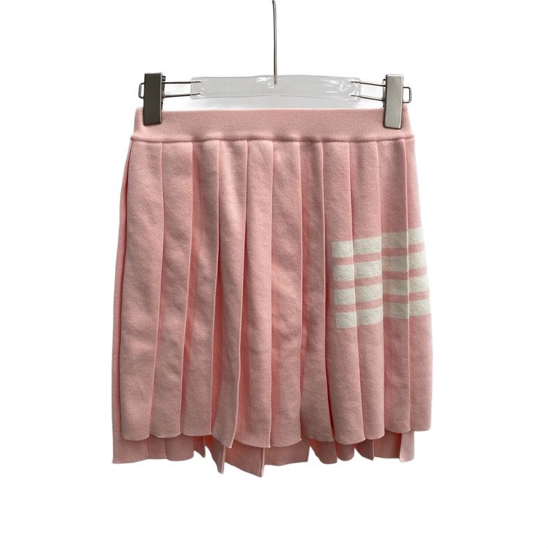 Thom Browne Thom Browne Pink Striped Knit Skirt Size 36" / US 14 / IT 50 - 2 Thumbnail