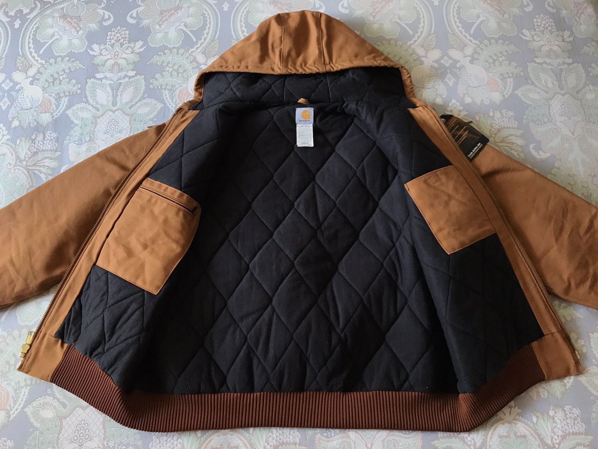Carhartt Carhartt J140 Brown Hooded Work Jacket Size US XL / EU 56 / 4 - 3 Thumbnail