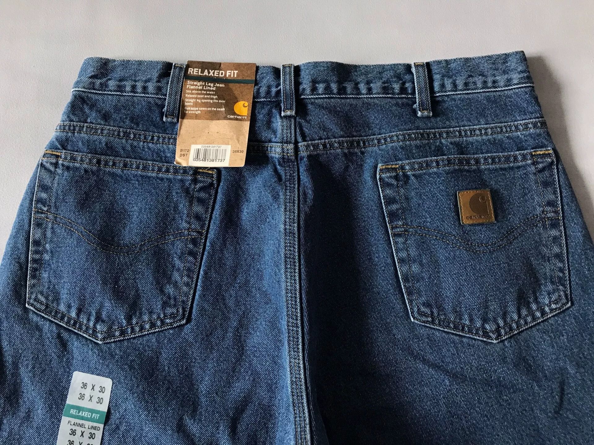Carhartt Carhartt B172 Flannel Lined Jeans Size US 36 / EU 52 - 5 Thumbnail
