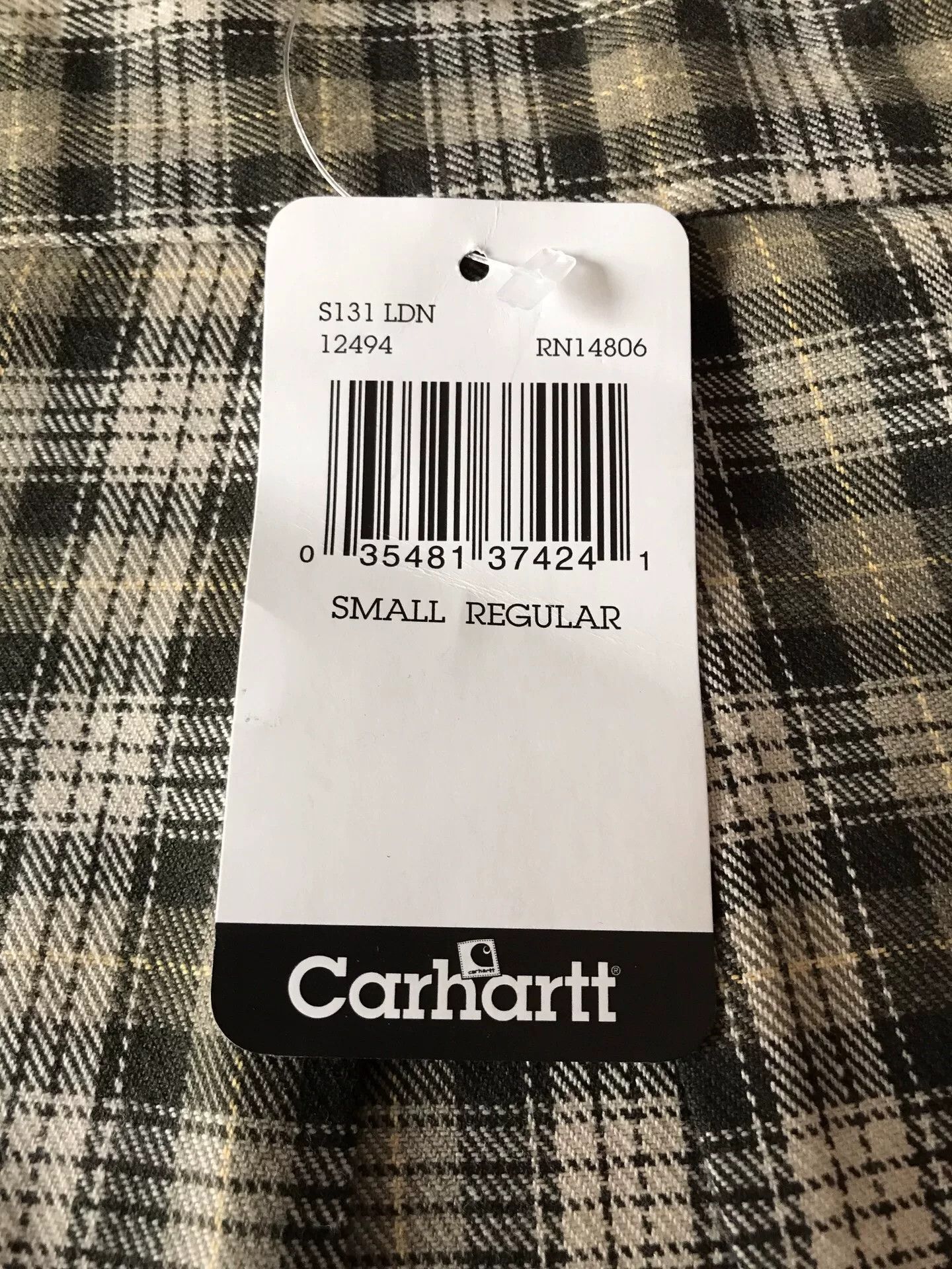 Carhartt Carhartt S131 LDN Flannel Work Shirt Size US S / EU 44-46 / 1 - 8 Thumbnail