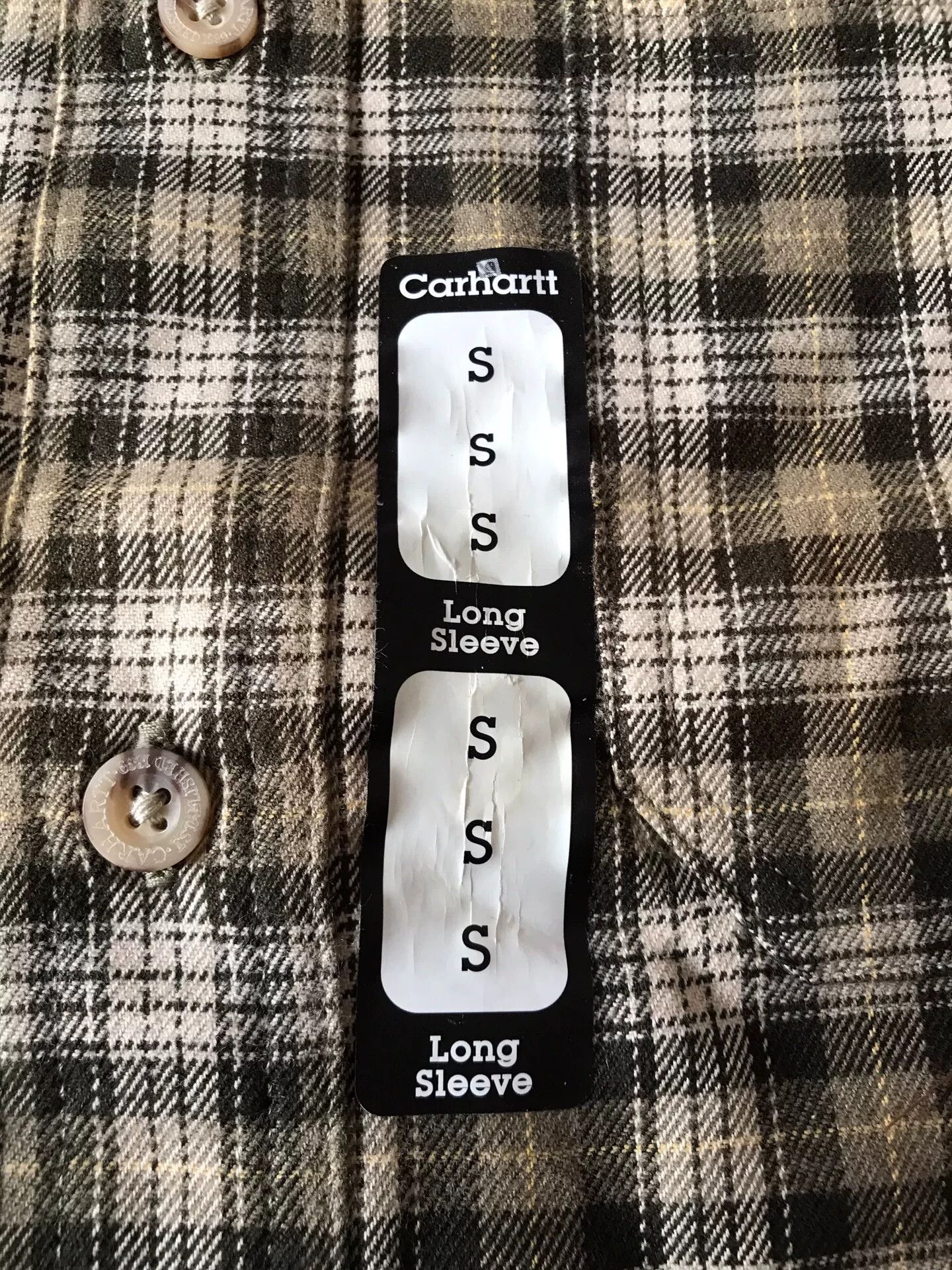 Carhartt Carhartt S131 LDN Flannel Work Shirt Size US S / EU 44-46 / 1 - 6 Thumbnail