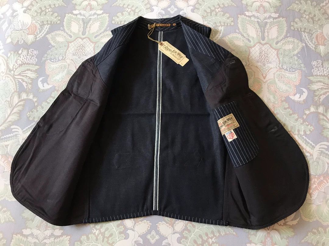 Rising Sun & Co. Rising Sun Indigo Wabash Work Vest XS Size US XS / EU 42 / 0 - 3 Thumbnail