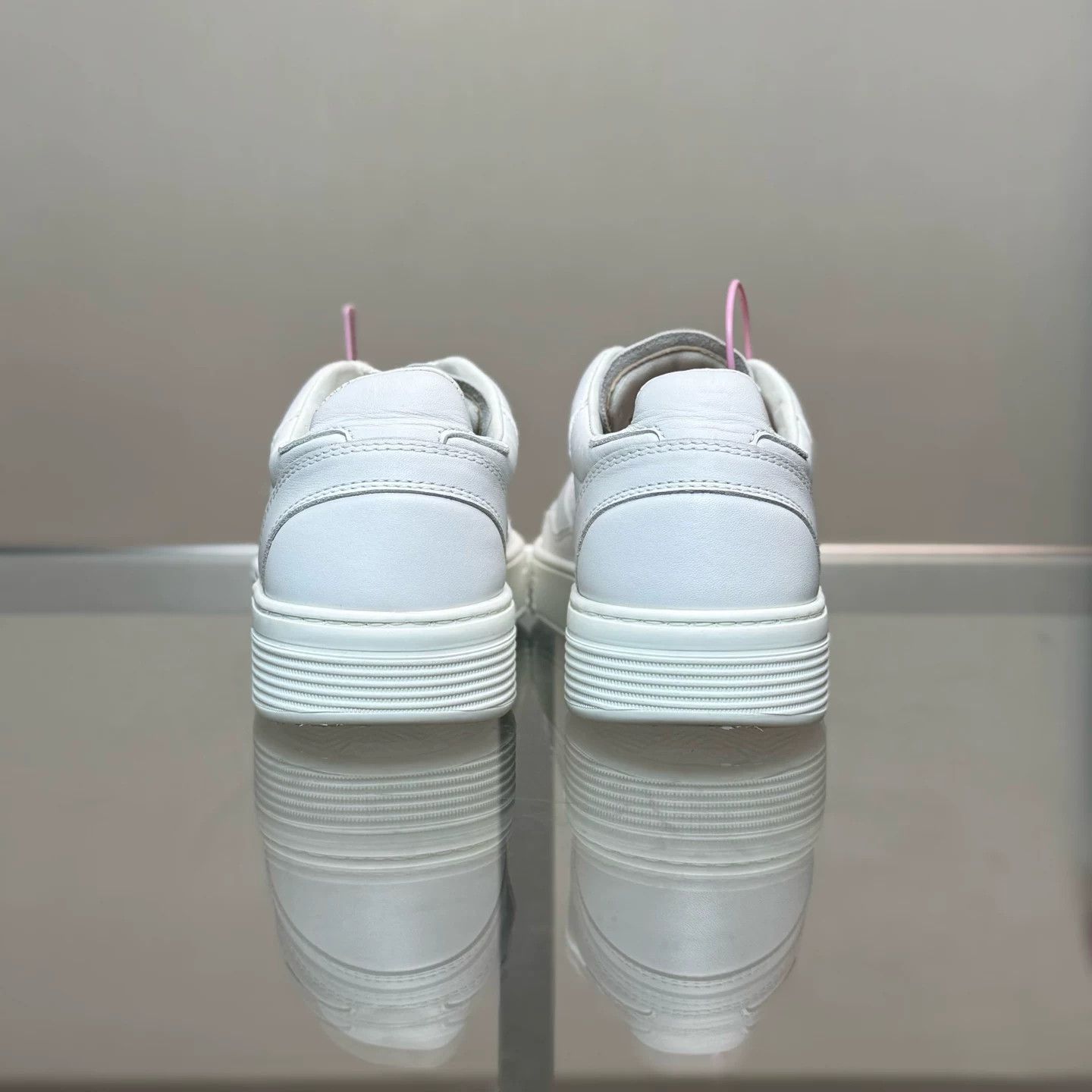 Chanel CHANEL 23A Double C Logo White Sneakers Size US 5.5 / IT 35.5 - 4 Thumbnail