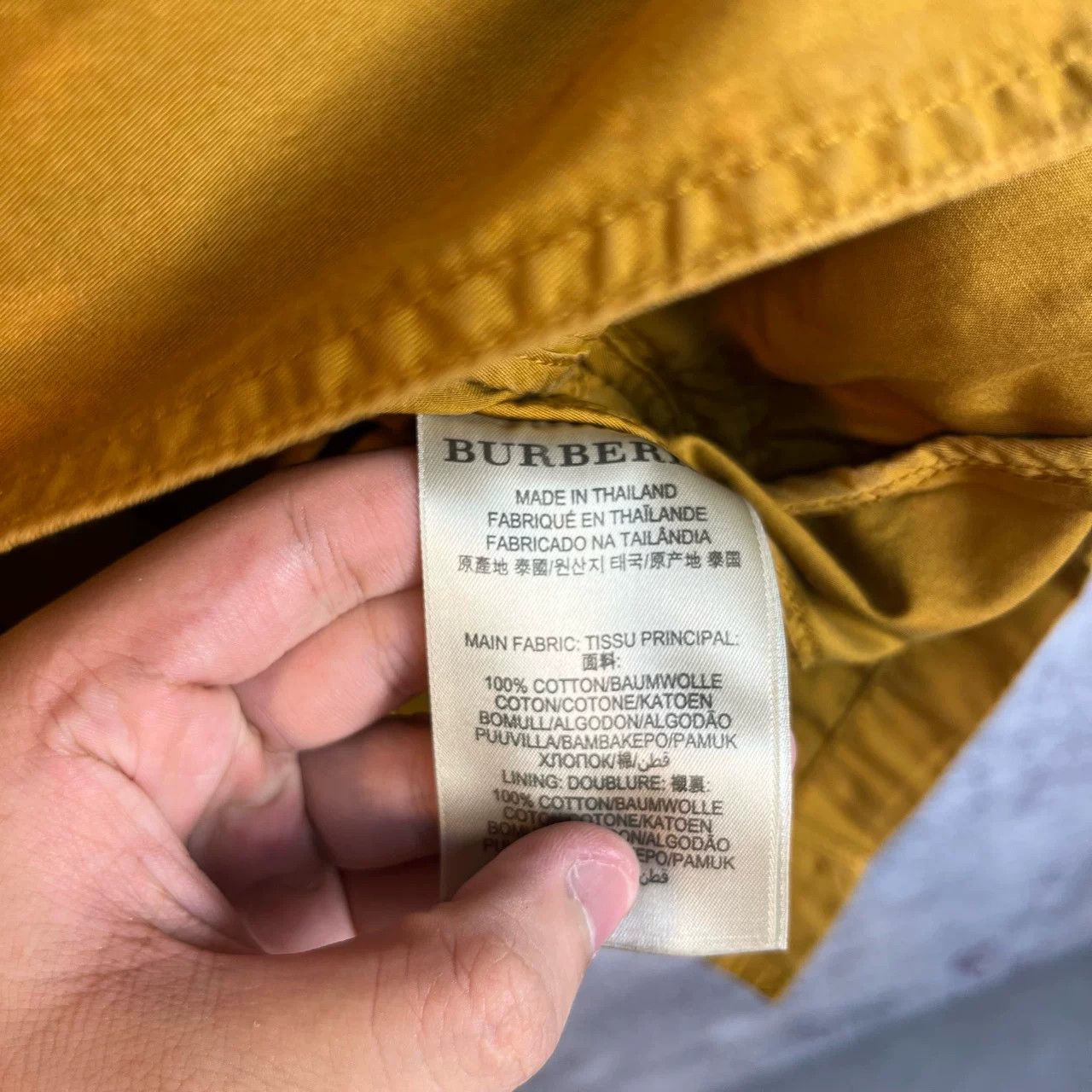 Burberry Burberry Yellow Denim Jacket S Size US S / EU 44-46 / 1 - 3 Thumbnail
