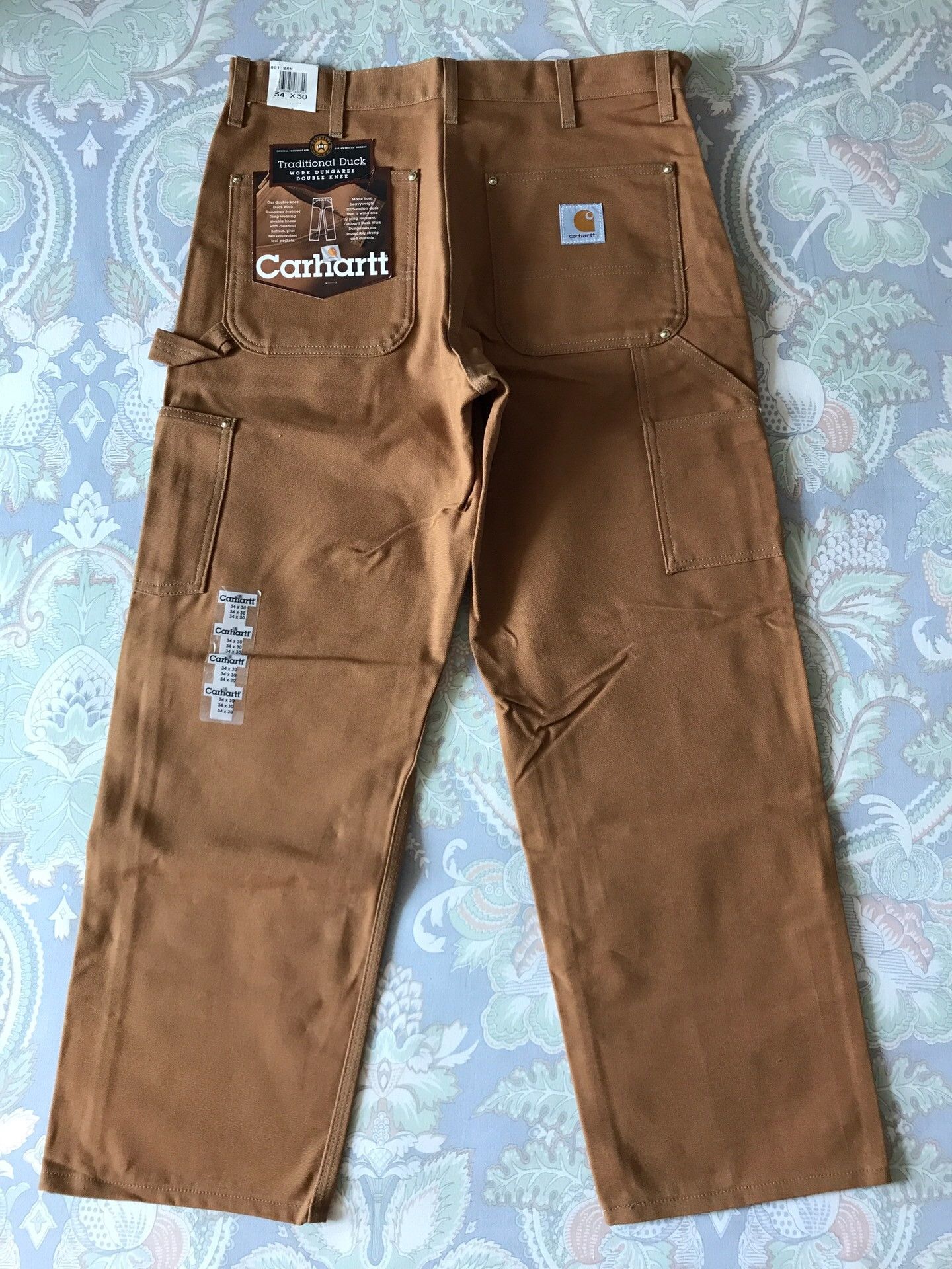 Carhartt Carhartt B01 BRN Canvas Work Pants W34L30 Size US 34 / EU 50 - 3 Thumbnail