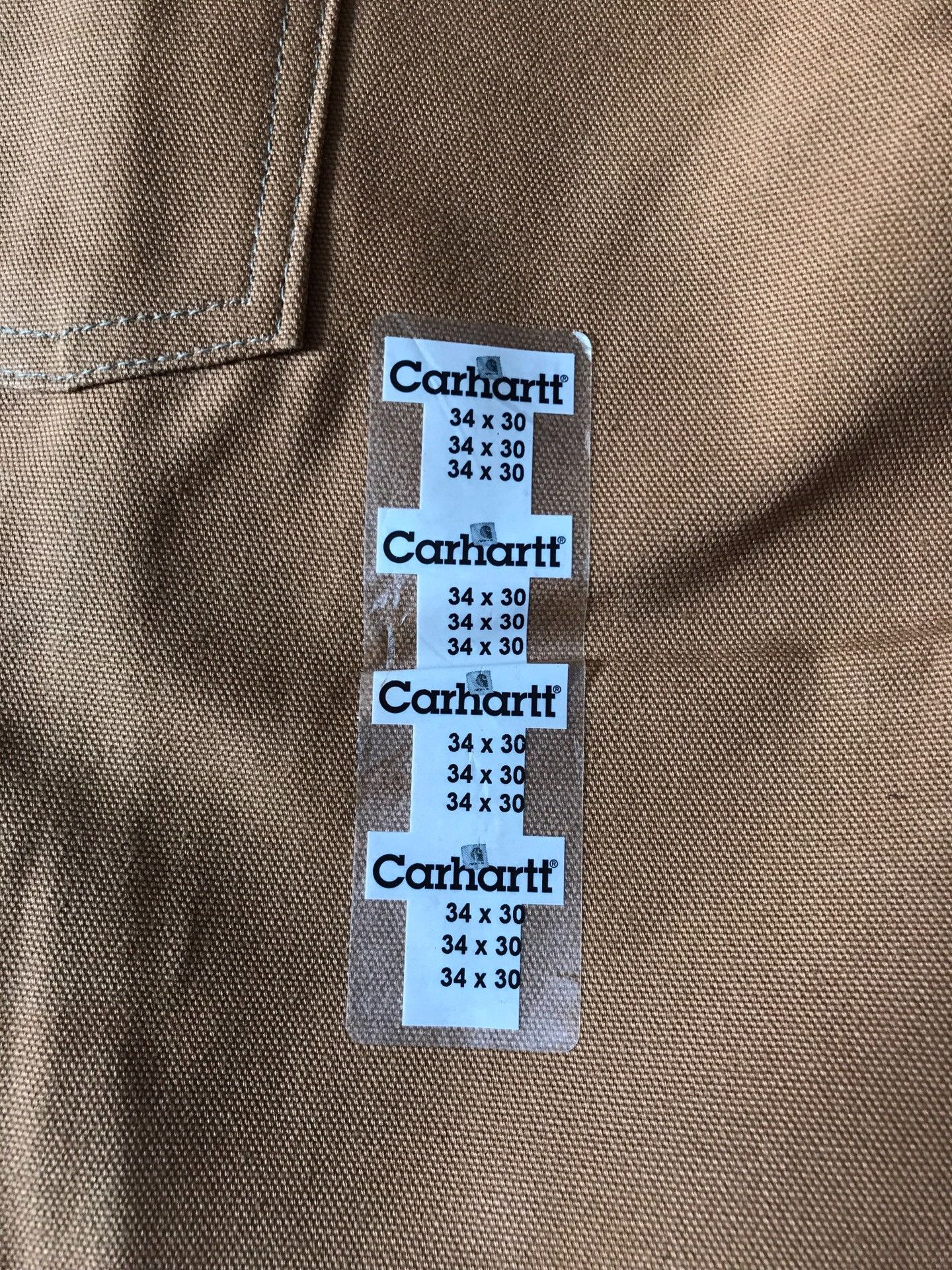 Carhartt Carhartt B01 BRN Canvas Work Pants W34L30 Size US 34 / EU 50 - 7 Thumbnail