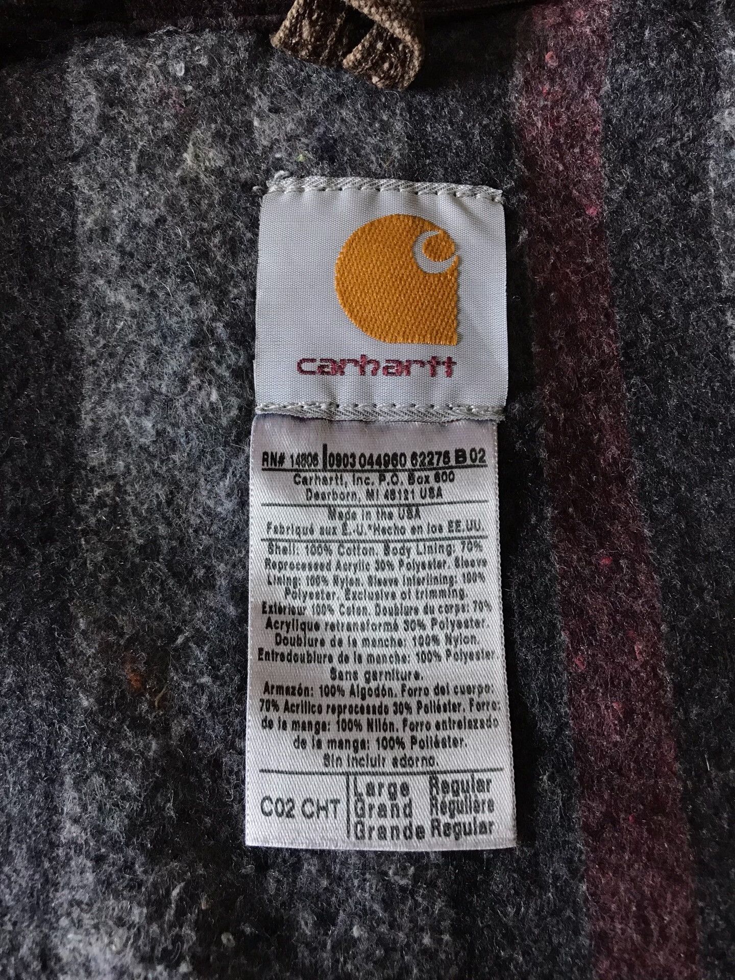 Carhartt Carhartt C02 Canvas Work Jacket Size US L / EU 52-54 / 3 - 9 Thumbnail