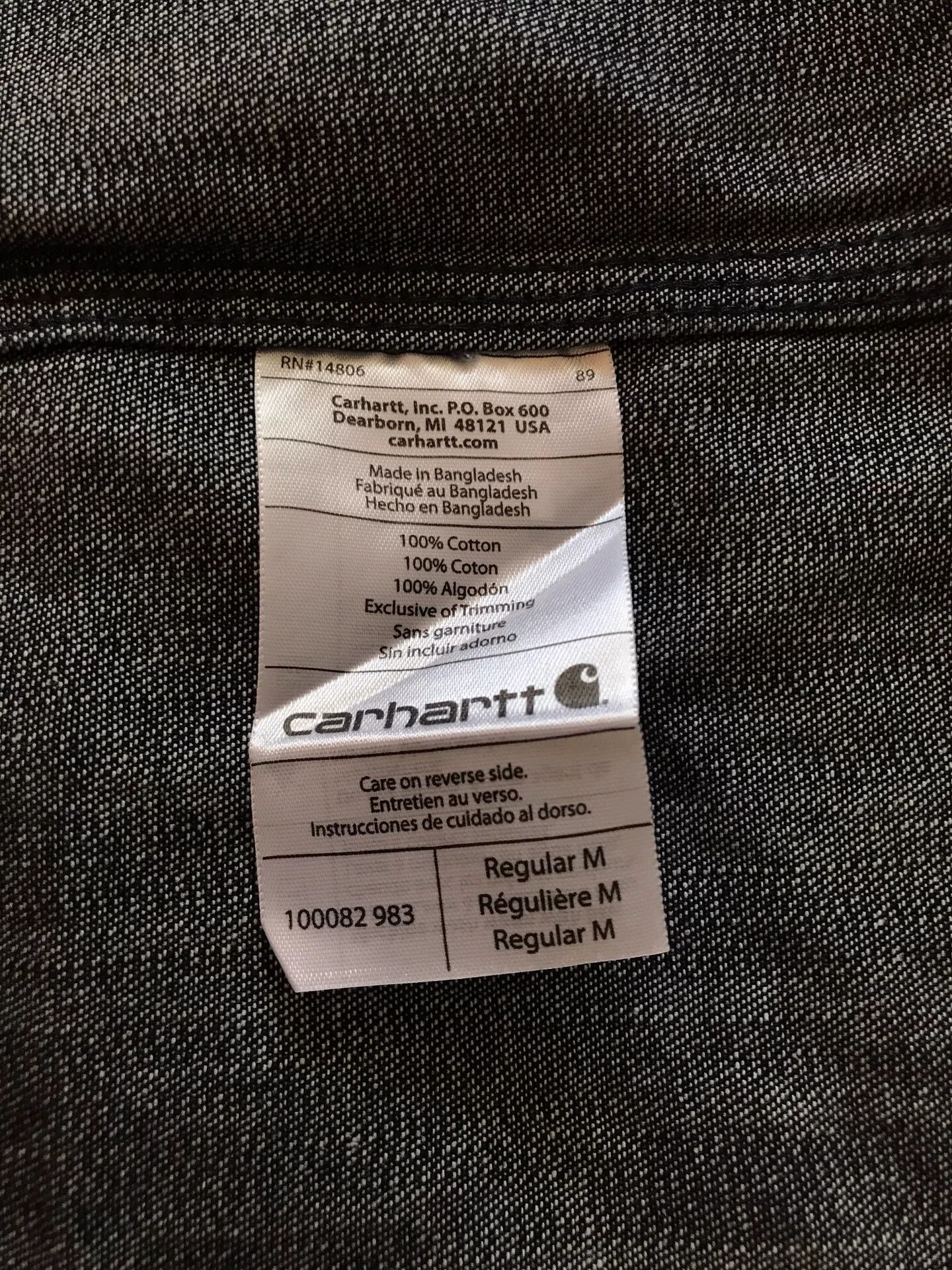 Carhartt Carhartt 100082 Denim Work Shirt Size US M / EU 48-50 / 2 - 8 Thumbnail