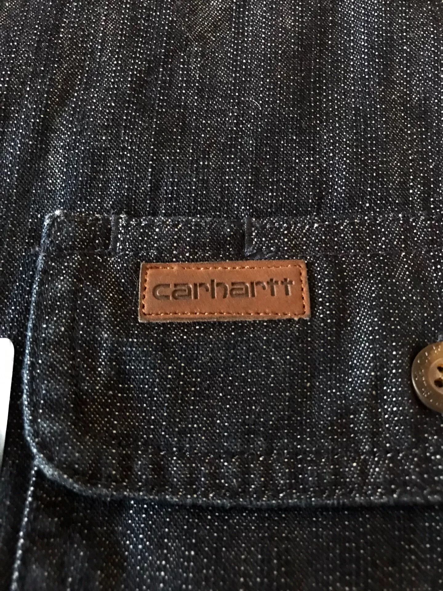 Carhartt Carhartt 100082 Denim Work Shirt Size US M / EU 48-50 / 2 - 5 Thumbnail