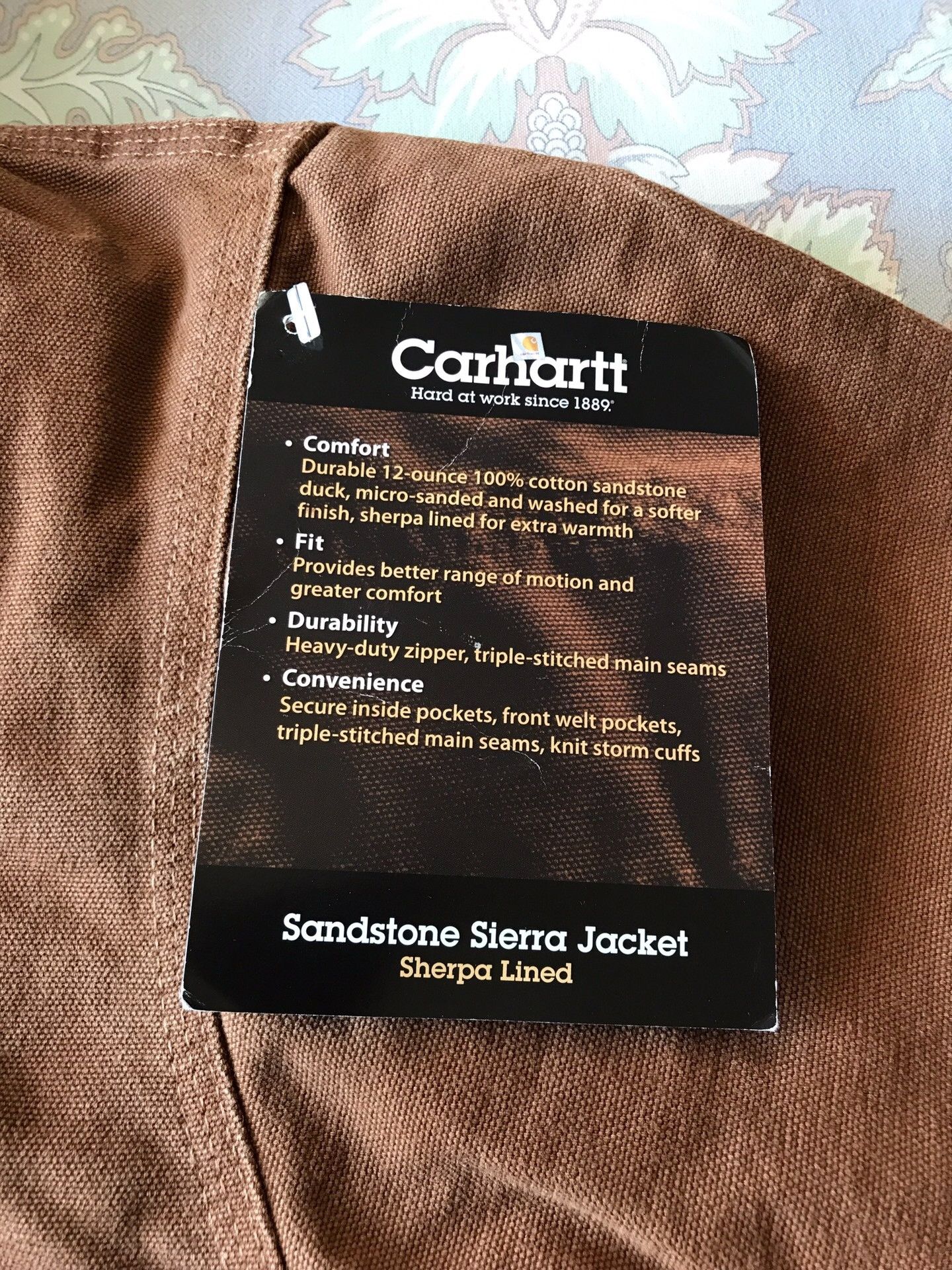 Carhartt Carhartt J141 Brown Hooded Canvas Jacket Size US XXL / EU 58 / 5 - 7 Thumbnail