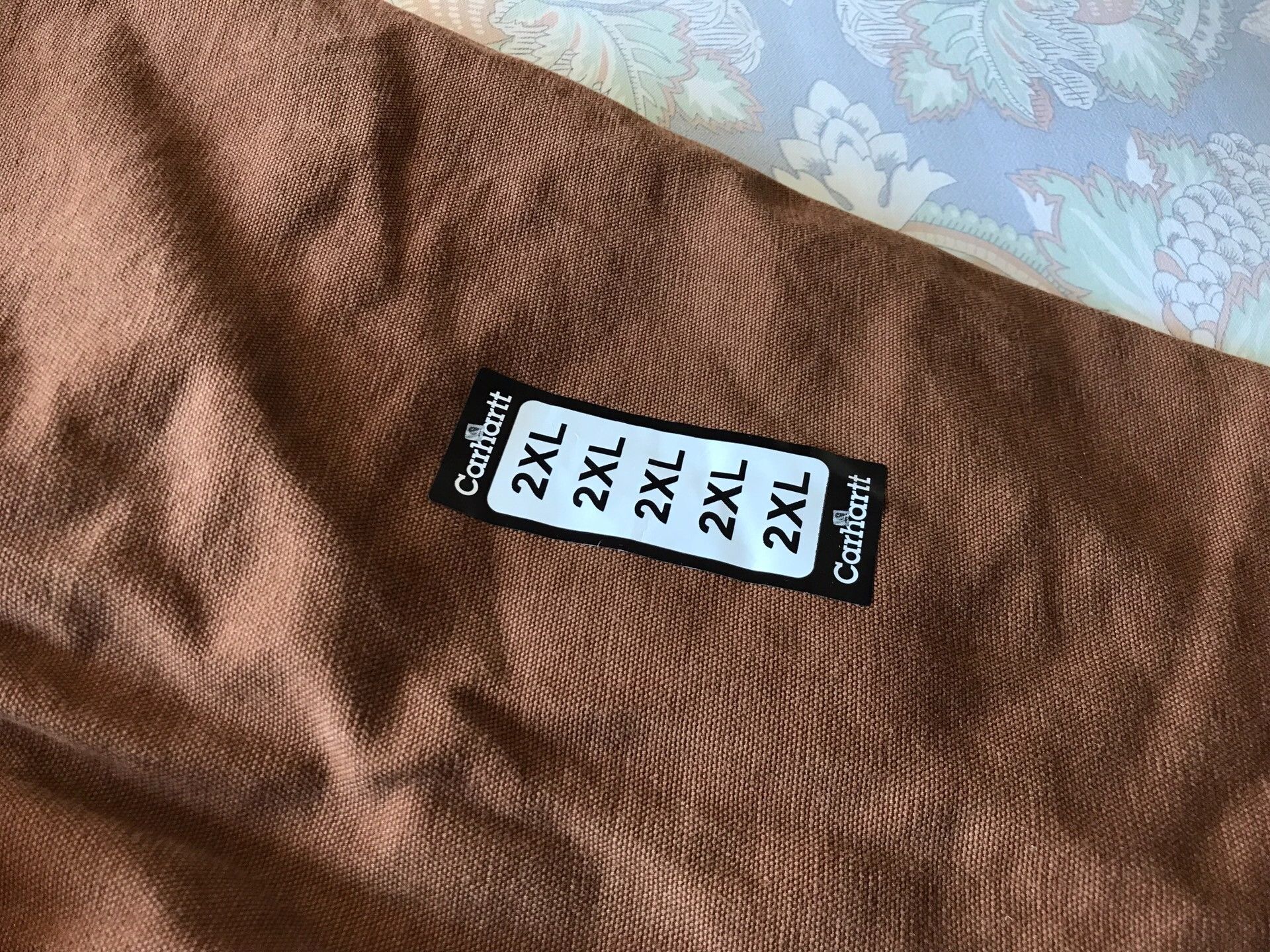 Carhartt Carhartt J141 Brown Hooded Canvas Jacket Size US XXL / EU 58 / 5 - 6 Thumbnail