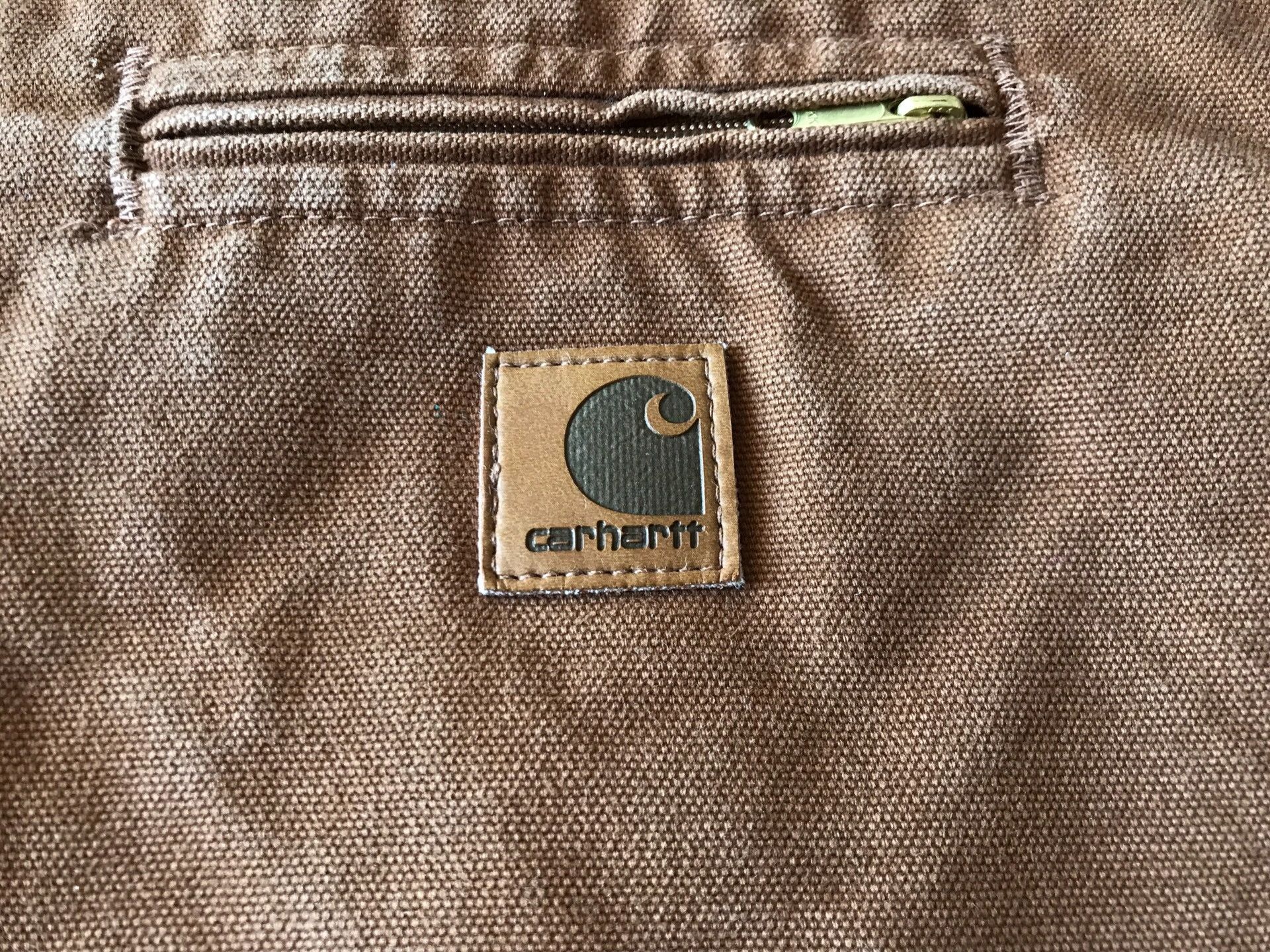 Carhartt Carhartt J141 Brown Hooded Canvas Jacket Size US XXL / EU 58 / 5 - 5 Thumbnail