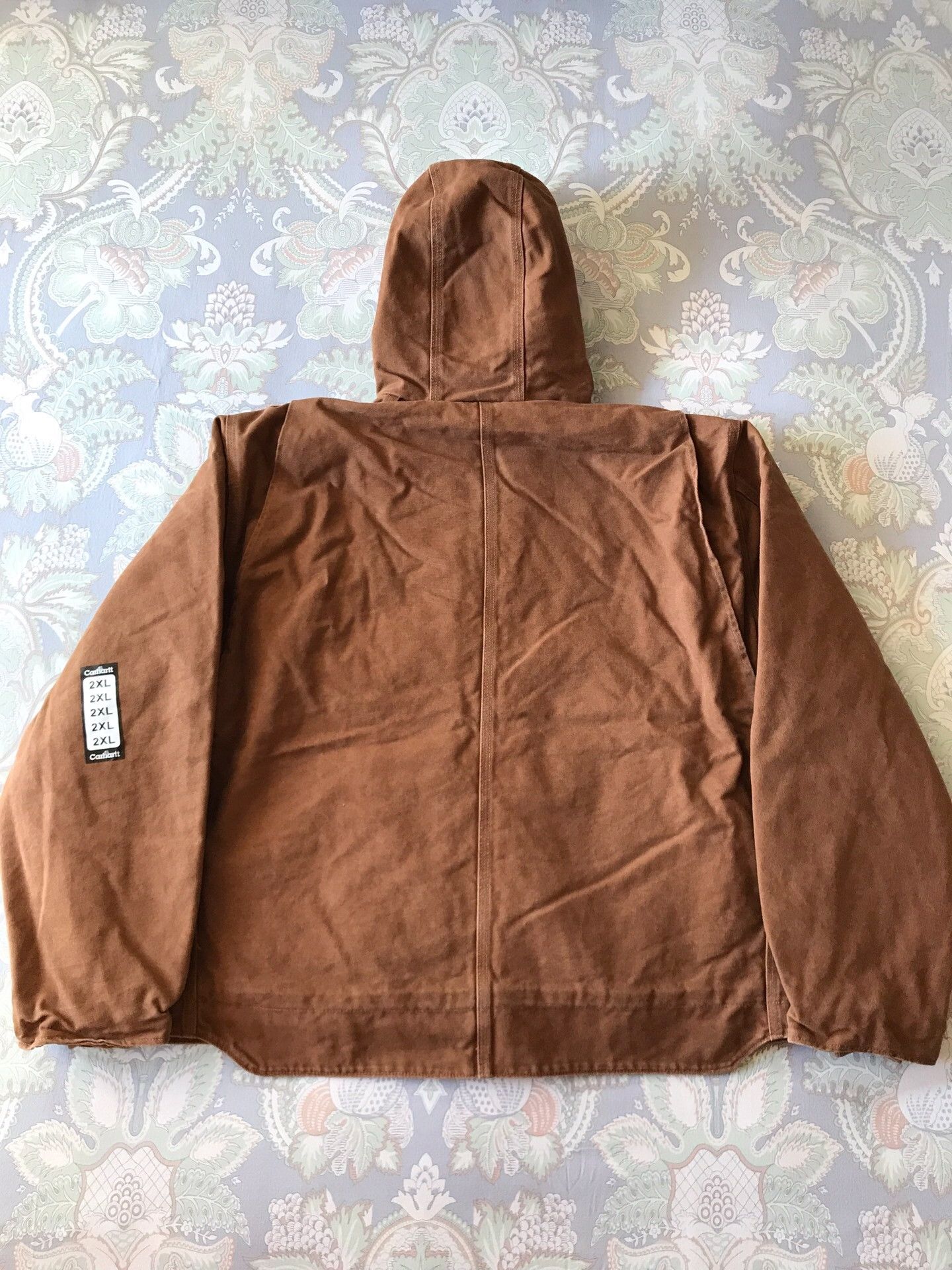 Carhartt Carhartt J141 Brown Hooded Canvas Jacket Size US XXL / EU 58 / 5 - 2 Thumbnail