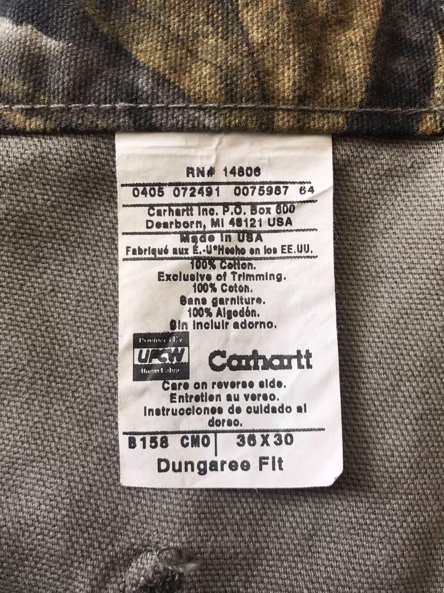 Carhartt Carhartt x Realtree B158 Dead Leaf Camo Pants Size US 36 / EU 52 - 9 Thumbnail