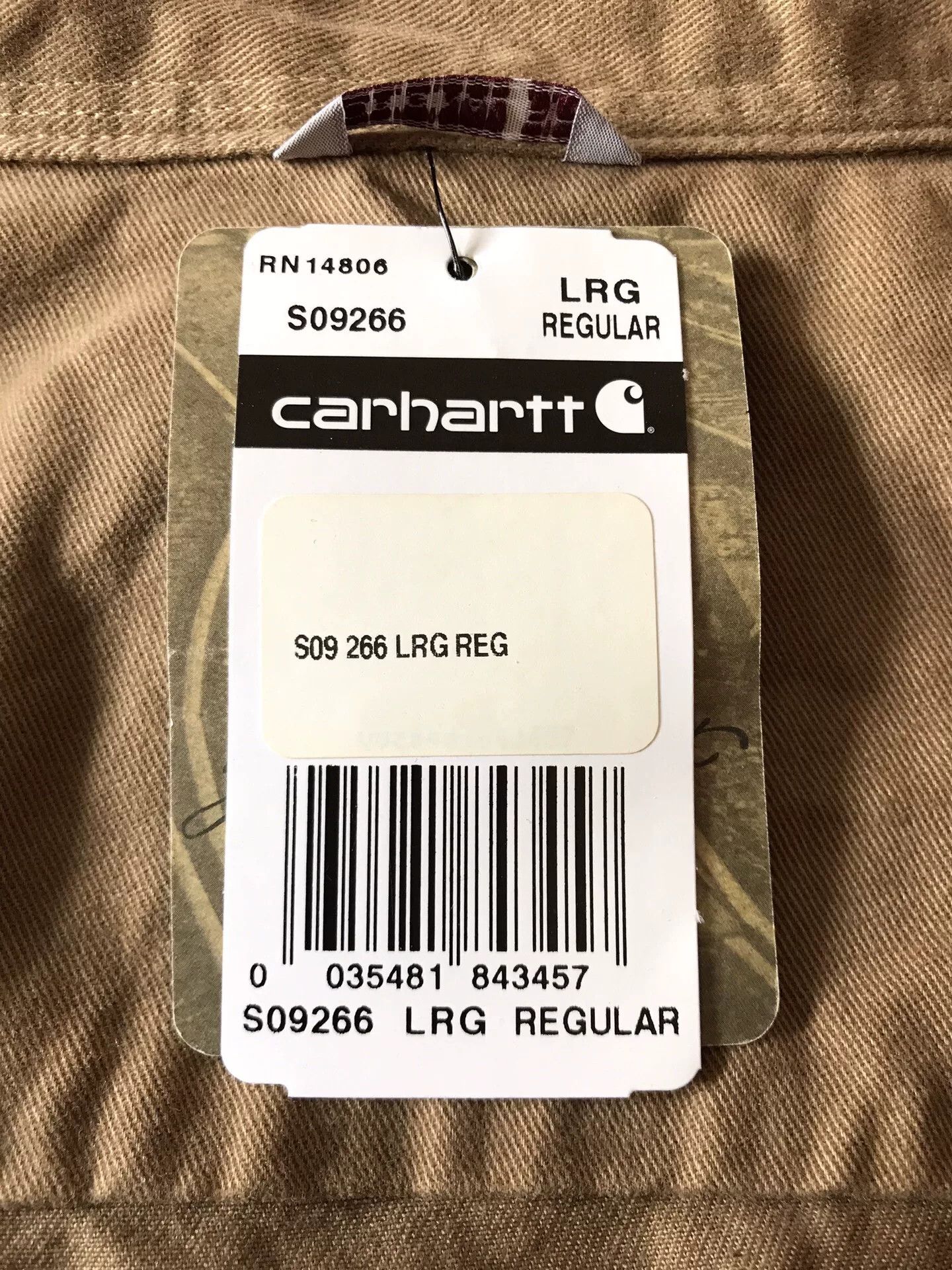 Carhartt Carhartt S09 266 Heavy Work Shirt Size US L / EU 52-54 / 3 - 8 Thumbnail
