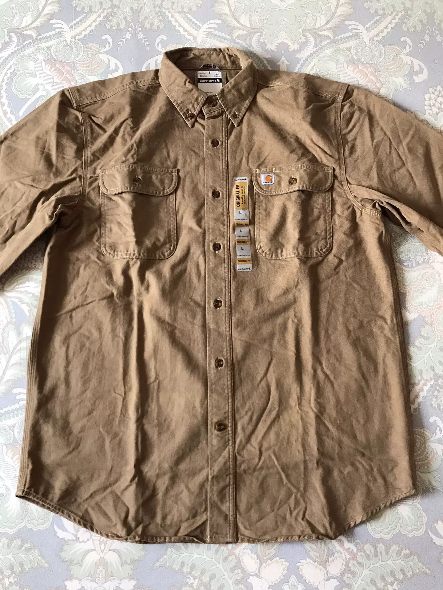 Carhartt Carhartt S09 266 Heavy Work Shirt Size US L / EU 52-54 / 3 - 3 Thumbnail