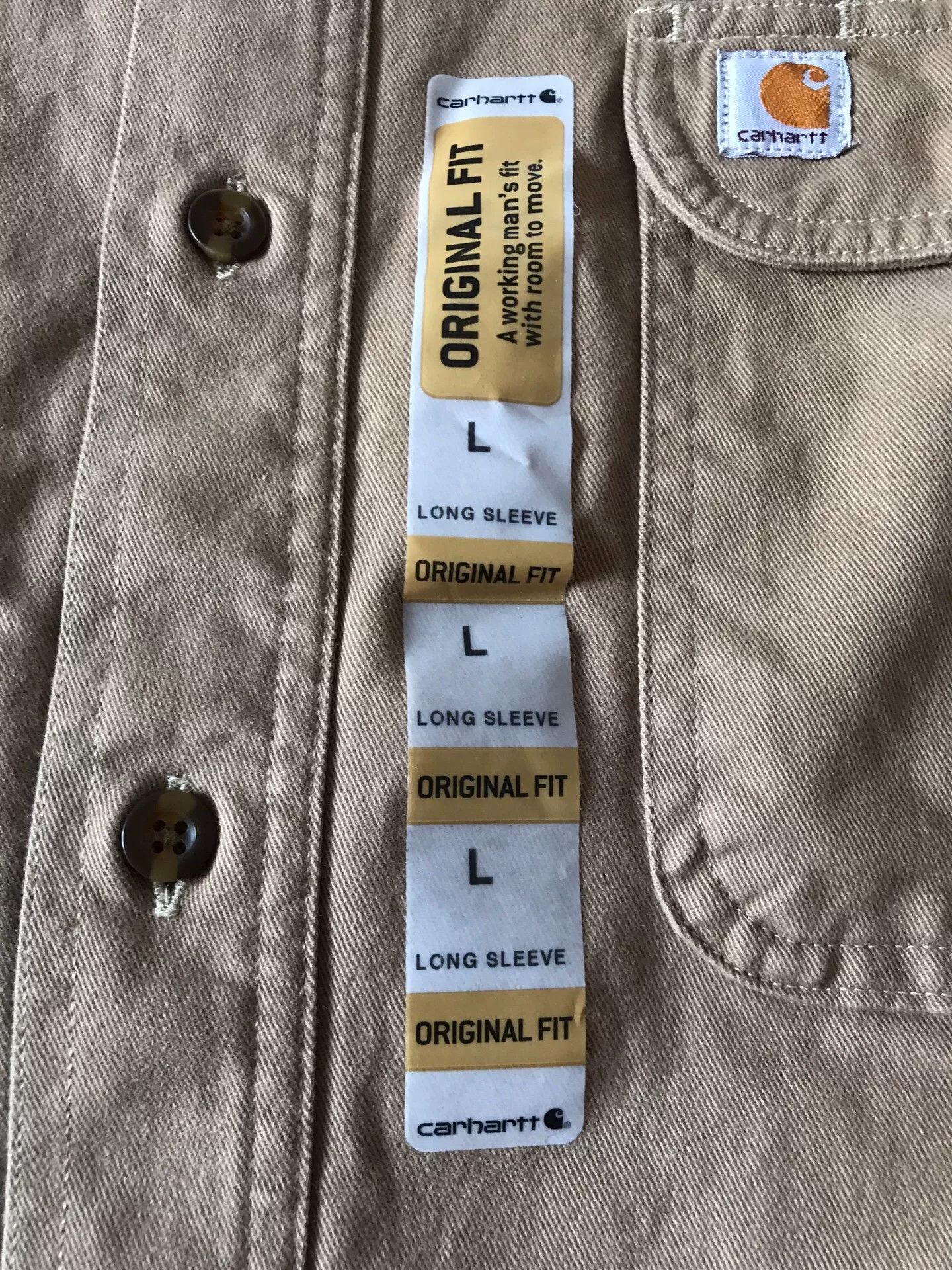 Carhartt Carhartt S09 266 Heavy Work Shirt Size US L / EU 52-54 / 3 - 6 Thumbnail