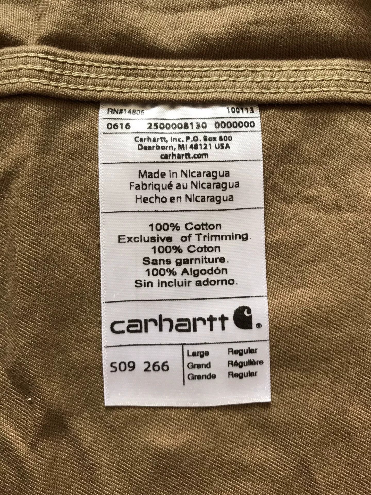 Carhartt Carhartt S09 266 Heavy Work Shirt Size US L / EU 52-54 / 3 - 9 Thumbnail