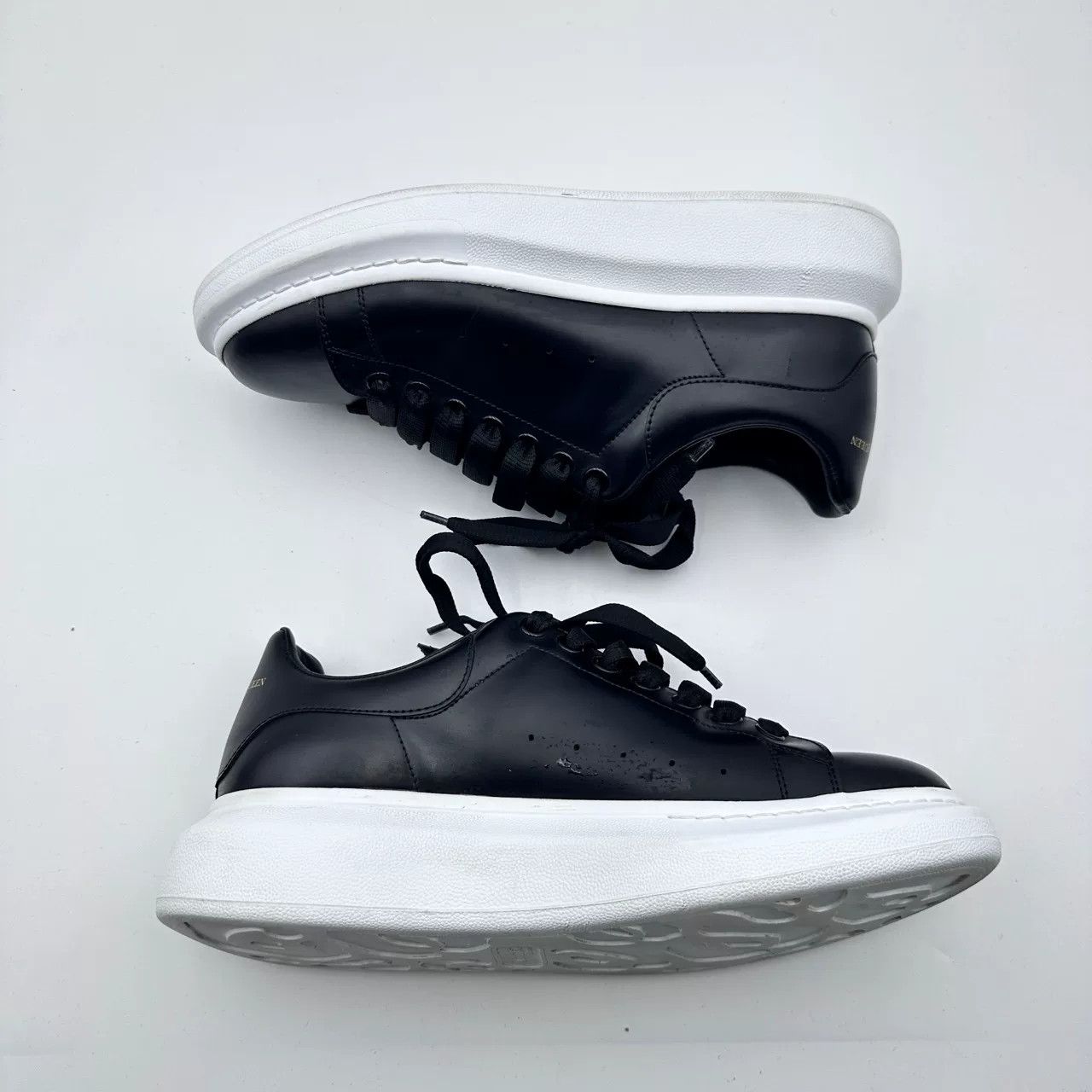 McQ Alexander McQueen Alexander McQueen Black White Platform Shoes Size US 9.5 / EU 42-43 - 4 Thumbnail