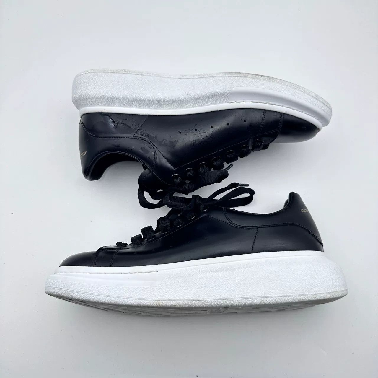 McQ Alexander McQueen Alexander McQueen Black White Platform Shoes Size US 9.5 / EU 42-43 - 3 Thumbnail