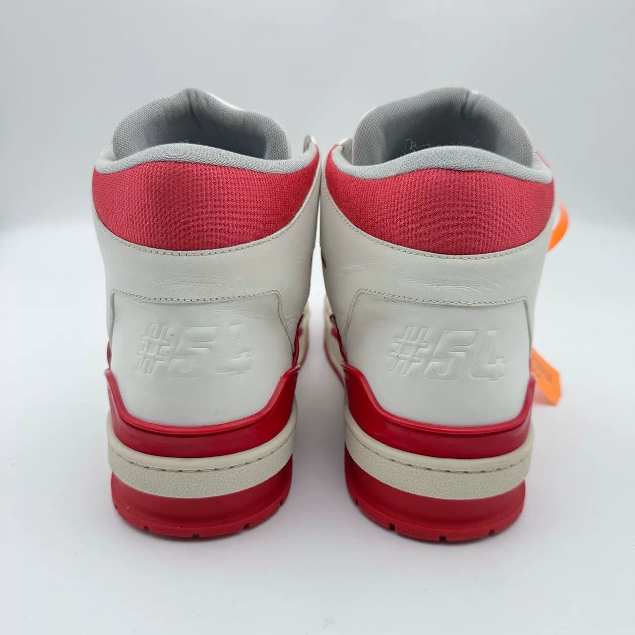 Louis Vuitton LV White Red High-Top Trainer Sneakers Size US 9 / EU 42 - 4 Thumbnail