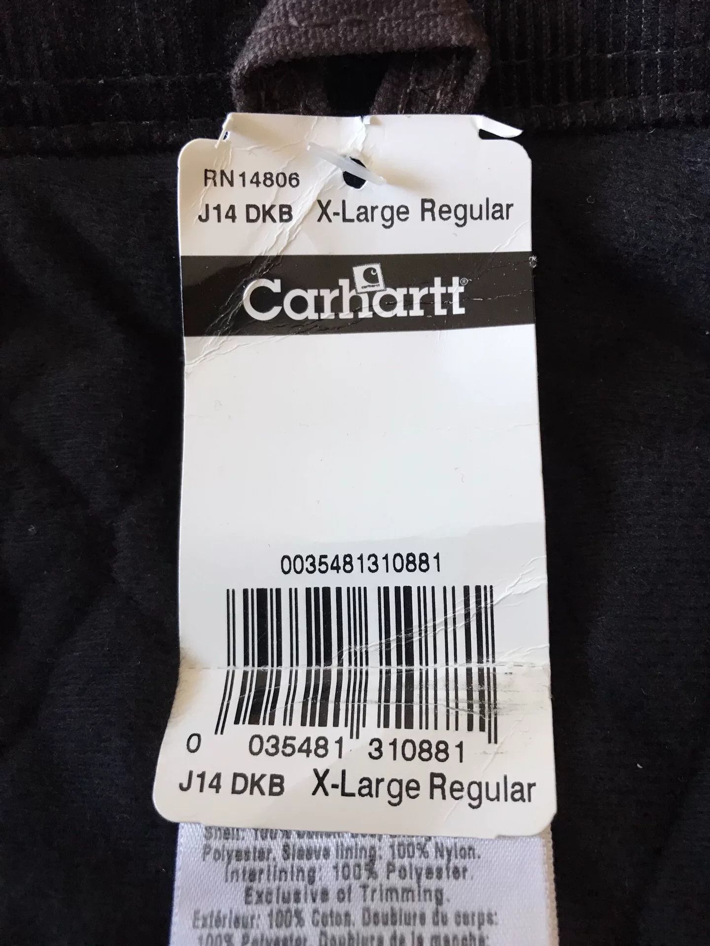 Carhartt Carhartt J14 Santa Fe Washed Canvas Jacket Size US XL / EU 56 / 4 - 8 Thumbnail