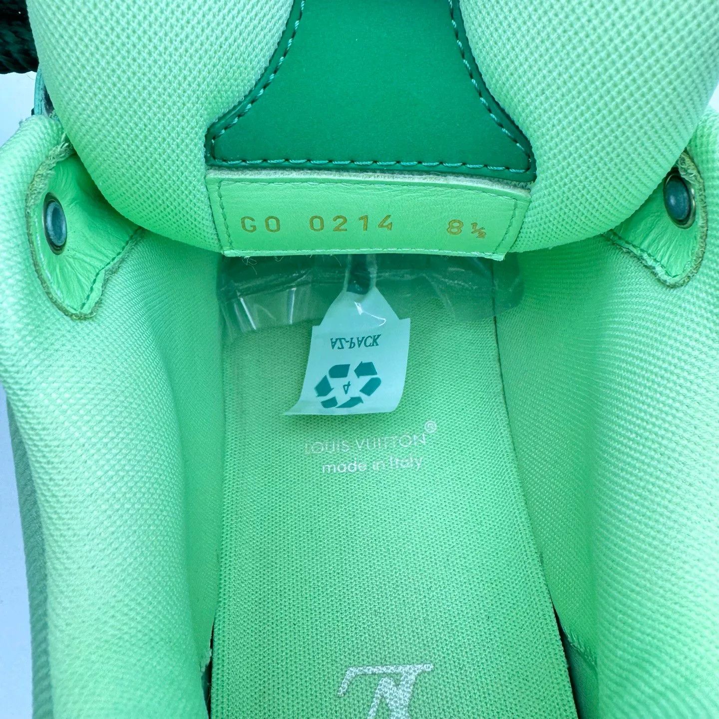 Louis Vuitton LV Green Skate Shoes Size 8.5/42.5 Size US 9.5 / EU 42-43 - 7 Thumbnail