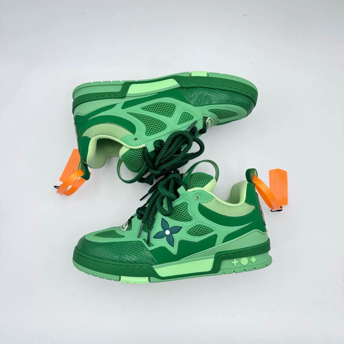 Louis Vuitton LV Green Skate Shoes Size 8.5/42.5 Size US 9.5 / EU 42-43 - 3 Thumbnail