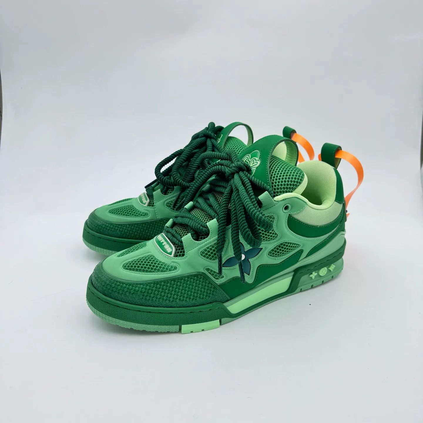 Louis Vuitton LV Green Skate Shoes Size 8.5/42.5 Size US 9.5 / EU 42-43 - 2 Thumbnail