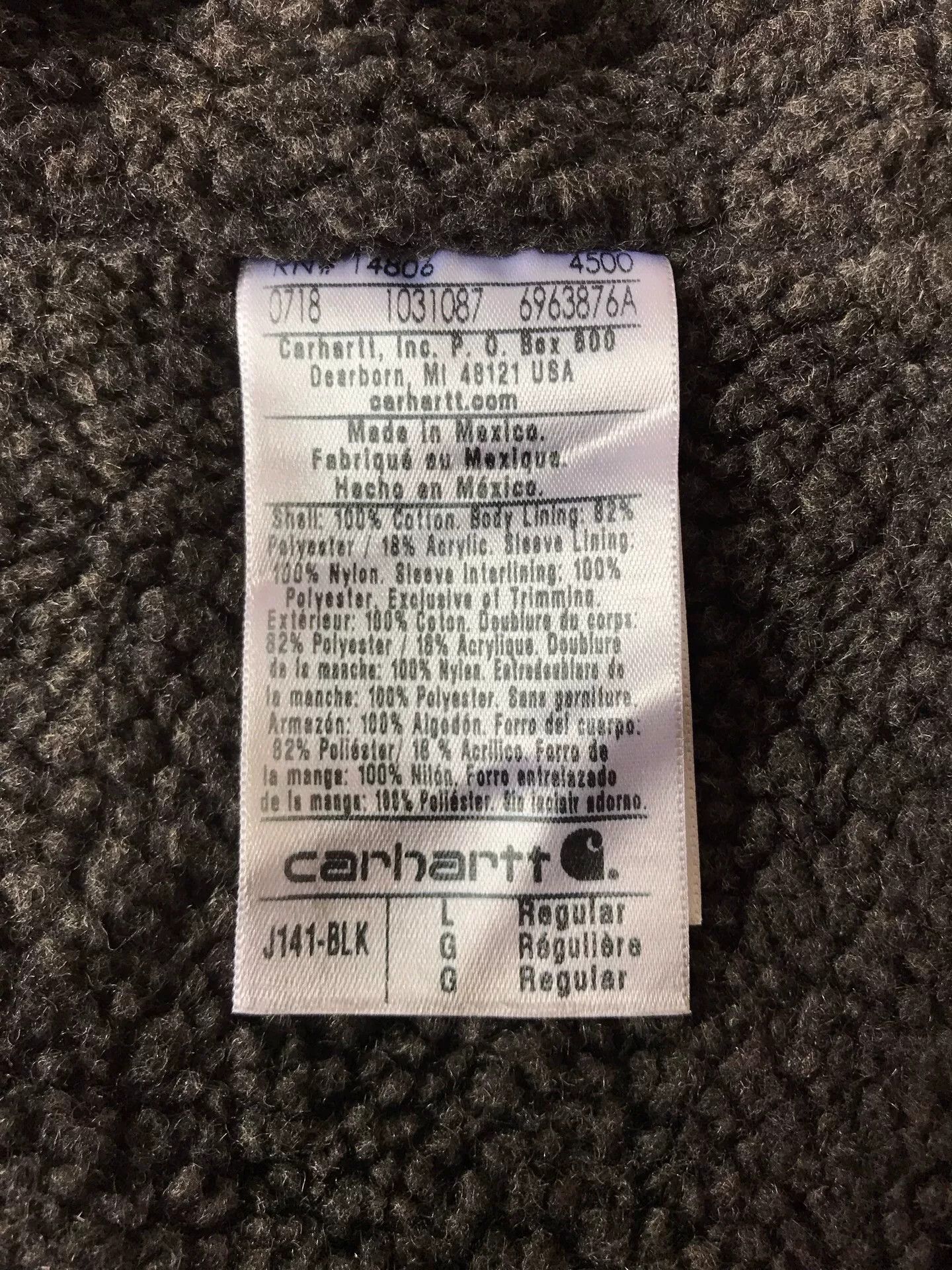 Carhartt Carhartt J141 Hooded Canvas Jacket Size US L / EU 52-54 / 3 - 9 Thumbnail