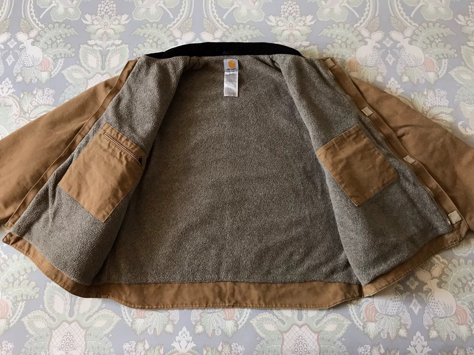 Carhartt Carhartt J164 Washed Canvas Work Jacket Size US XL / EU 56 / 4 - 3 Thumbnail
