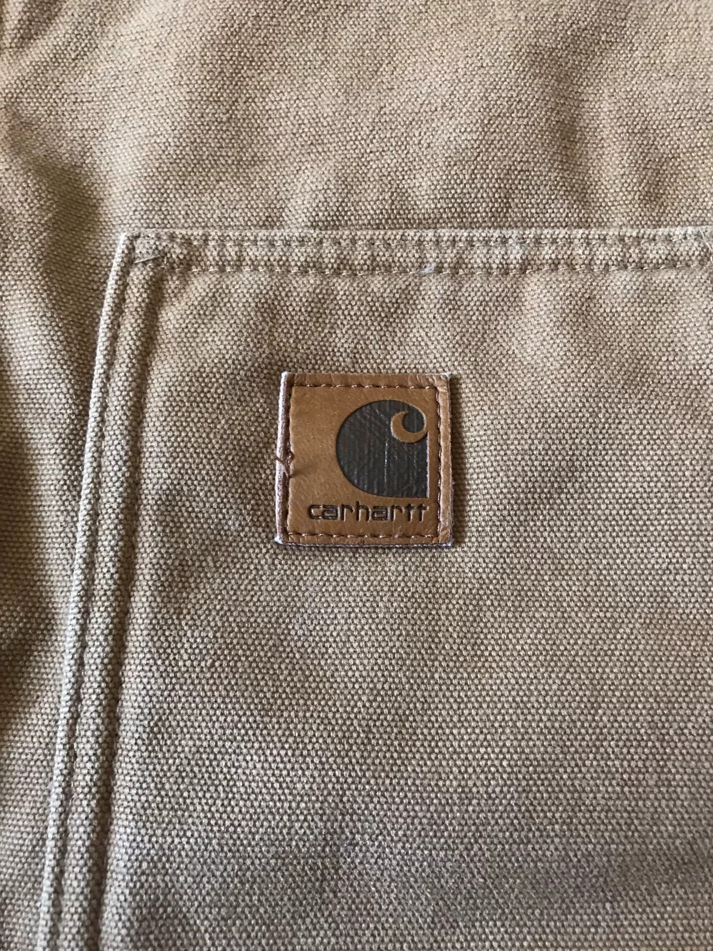 Carhartt Carhartt J164 Washed Canvas Work Jacket Size US XL / EU 56 / 4 - 8 Thumbnail