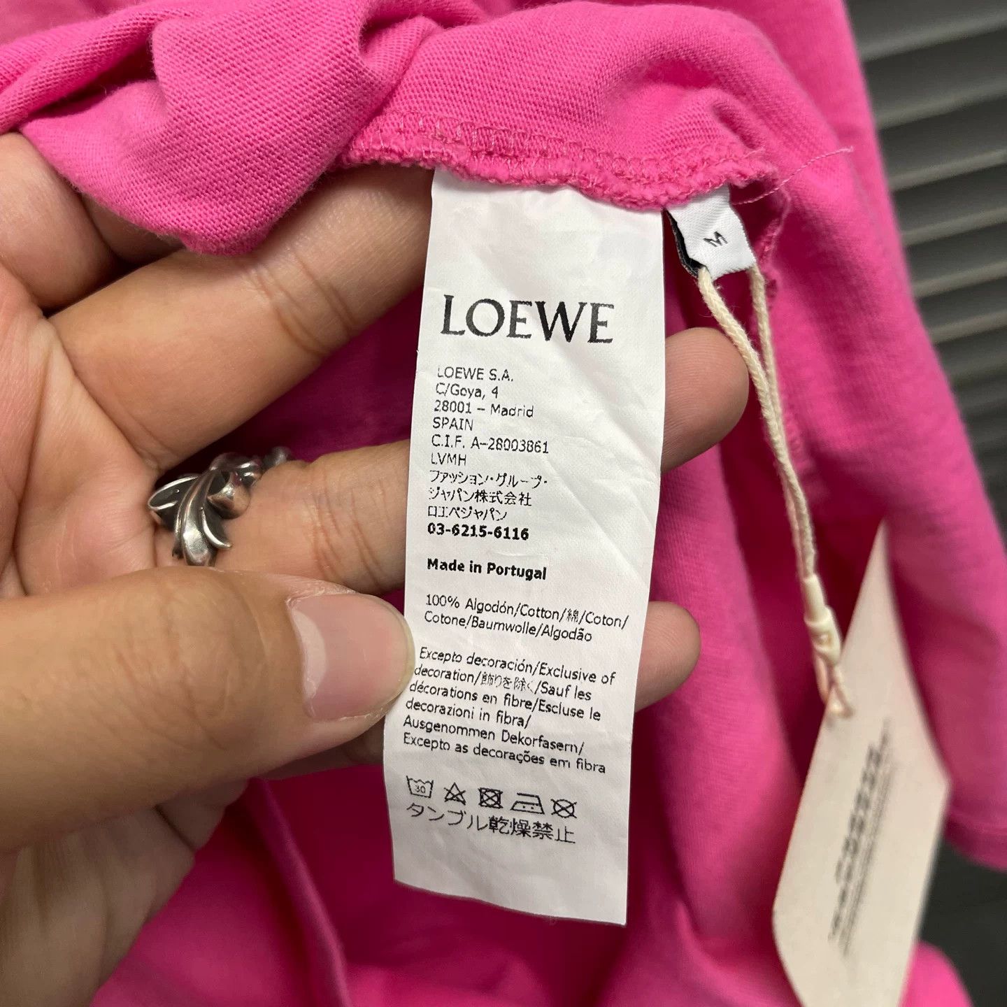 Loewe Loewe Gradient Rose Embroidered Logo Tee Size M / US 6-8 / IT 42-44 - 5 Thumbnail
