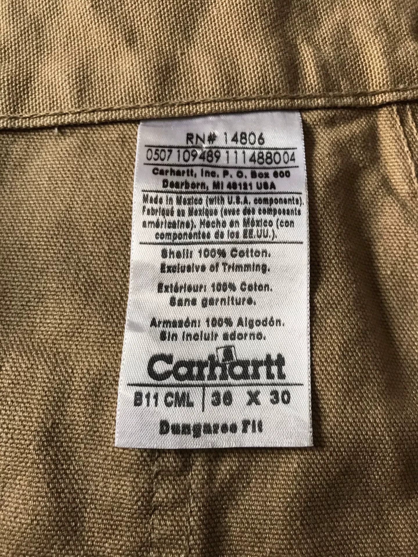 Carhartt Carhartt B11 CML Cargo Pants Size US 36 / EU 52 - 9 Thumbnail