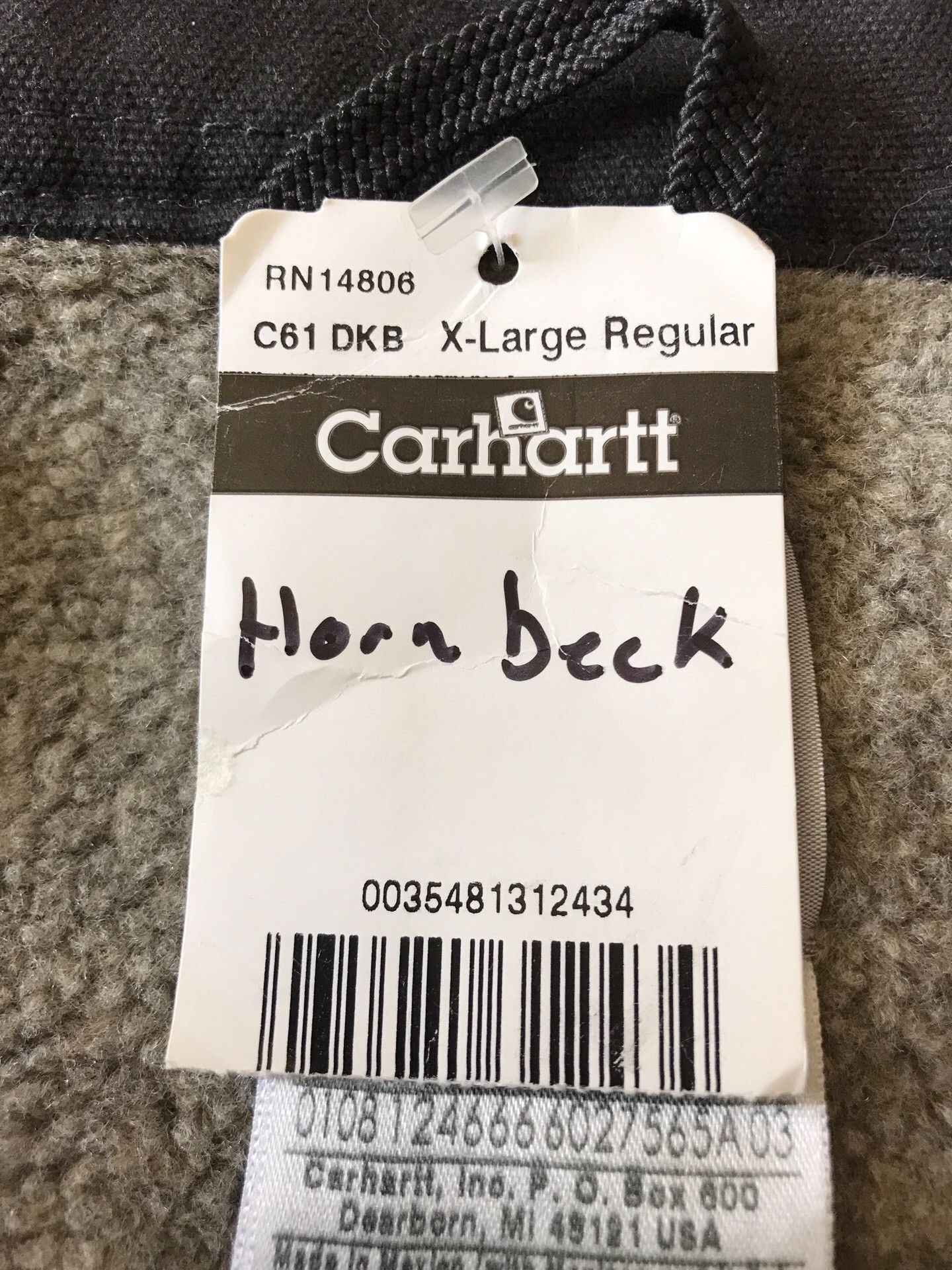 Carhartt Carhartt C61 XL Canvas Work Jacket Size US XL / EU 56 / 4 - 9 Thumbnail