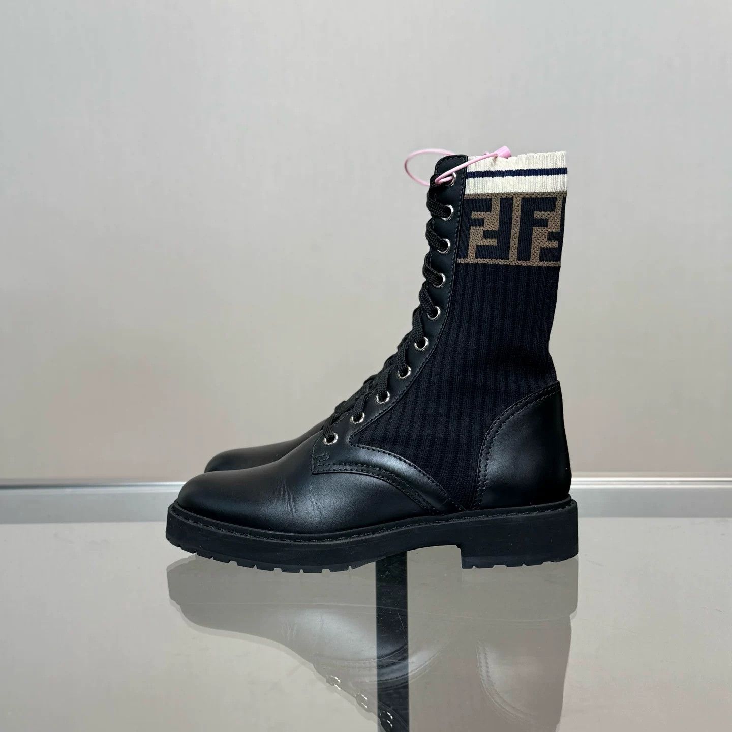 Fendi Fendi Monogram Martin Boots Size US 4 / IT 34 - 5 Thumbnail