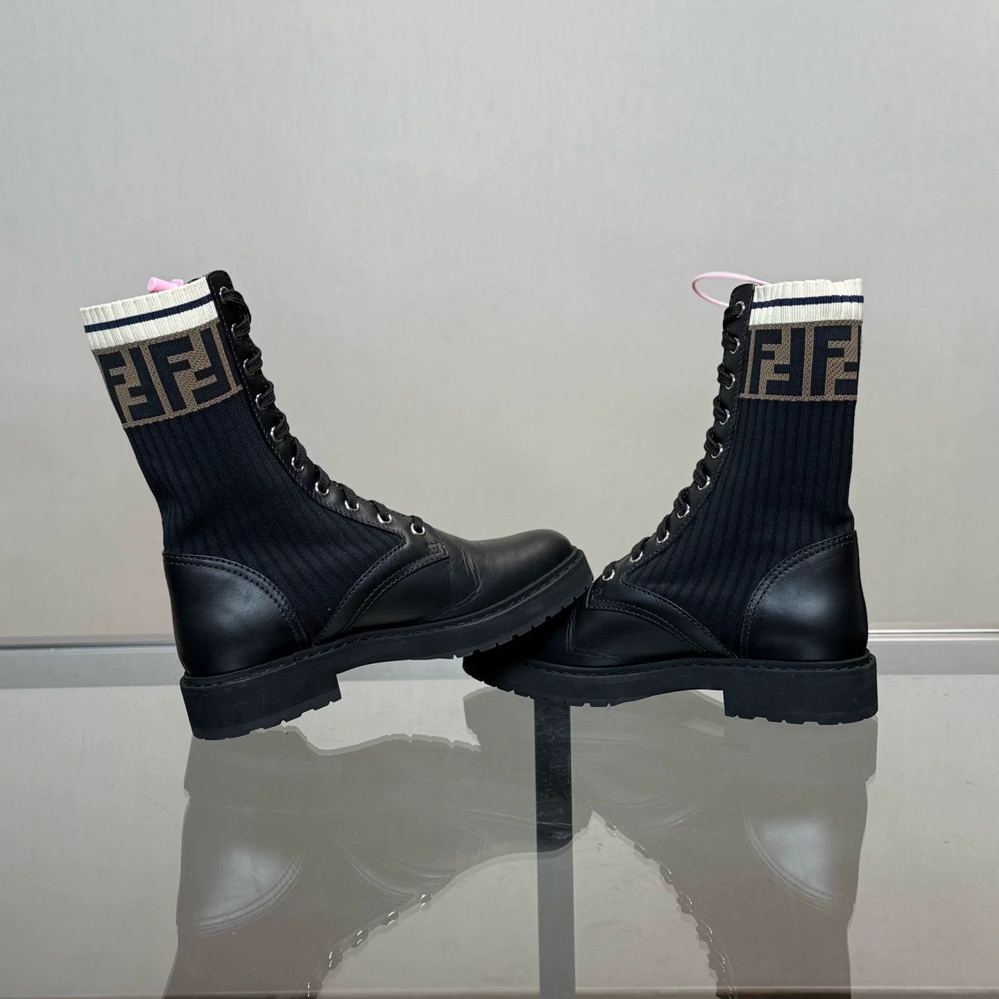Fendi Fendi Monogram Martin Boots Size US 4 / IT 34 - 6 Thumbnail