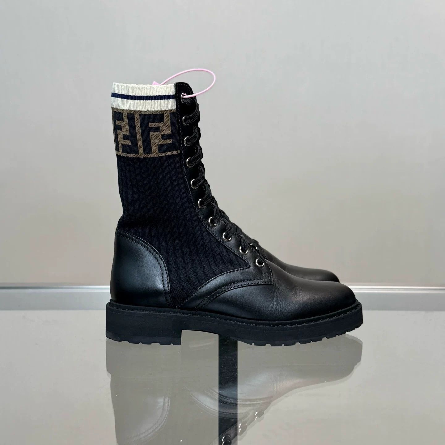 Fendi Fendi Monogram Martin Boots Size US 4 / IT 34 - 3 Thumbnail