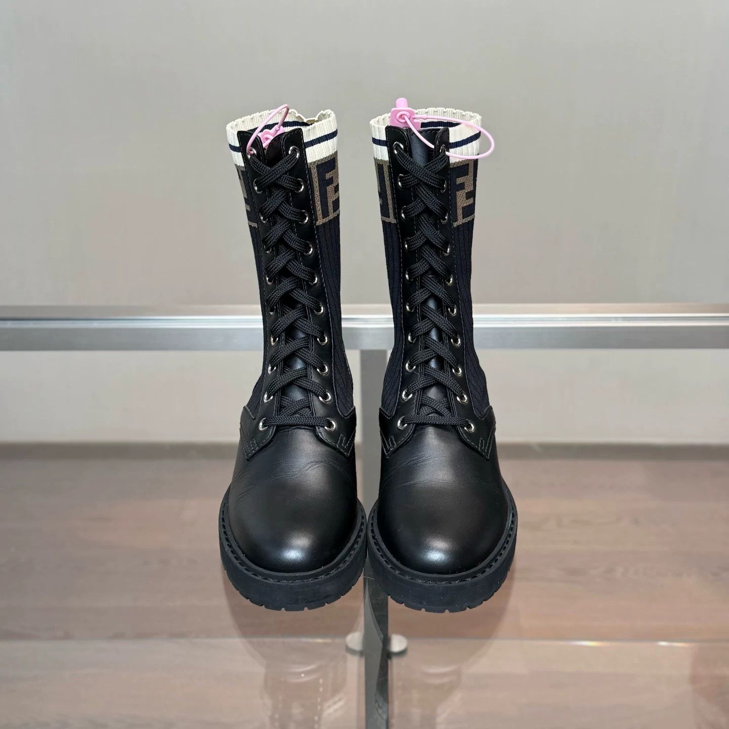 Fendi Fendi Monogram Martin Boots Size US 4 / IT 34 - 2 Thumbnail