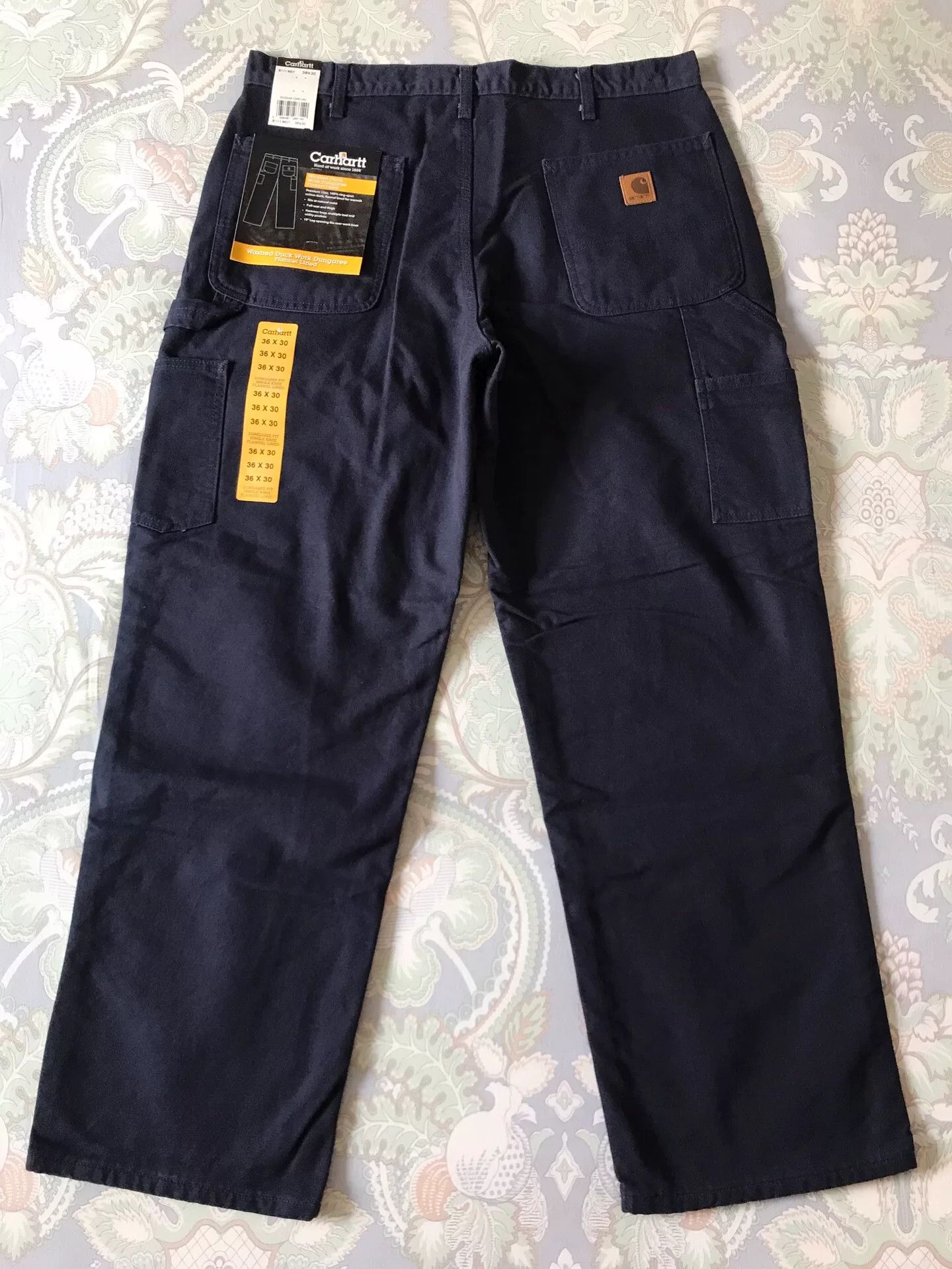 Carhartt Carhartt B111 Flannel Lined Work Pants Size US 36 / EU 52 - 3 Thumbnail