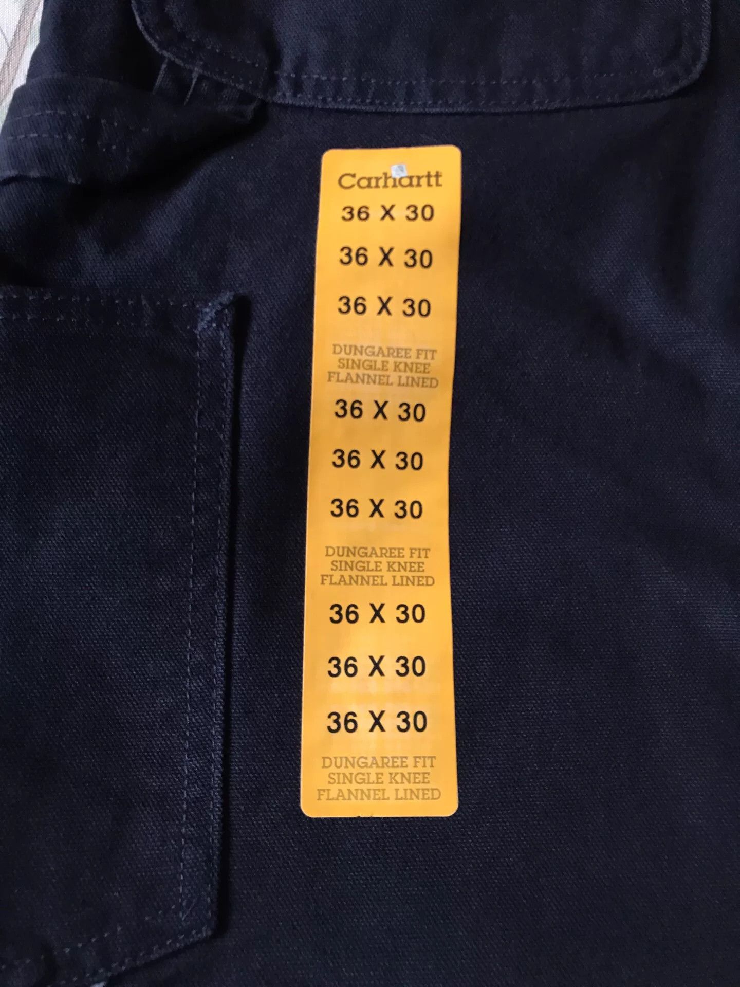 Carhartt Carhartt B111 Flannel Lined Work Pants Size US 36 / EU 52 - 7 Thumbnail