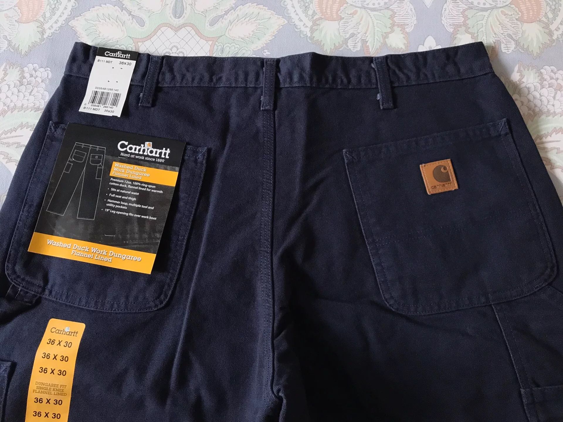 Carhartt Carhartt B111 Flannel Lined Work Pants Size US 36 / EU 52 - 5 Thumbnail