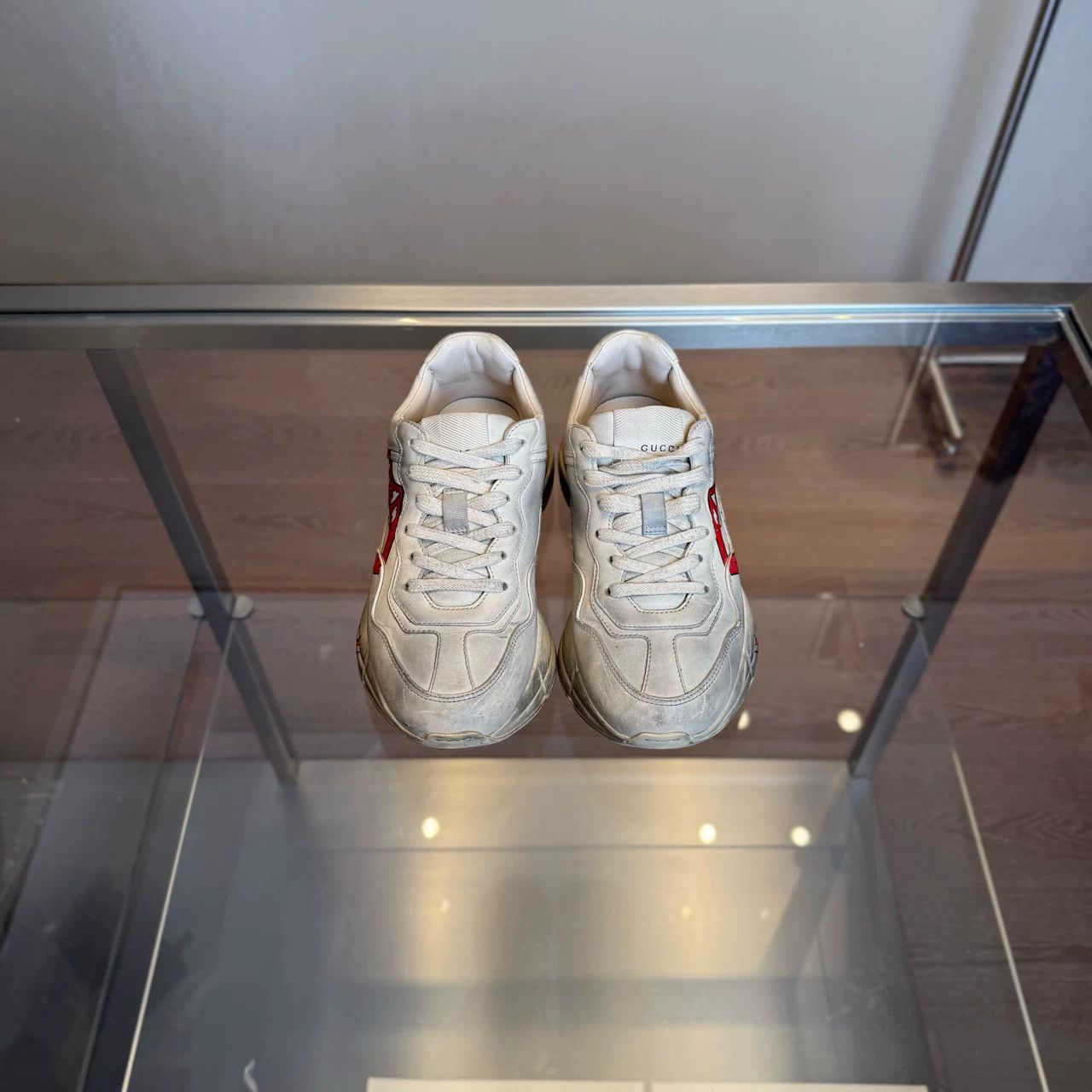 Gucci Gucci Red Lip Dad Sneakers Size US 4.5 / IT 34.5 - 6 Thumbnail