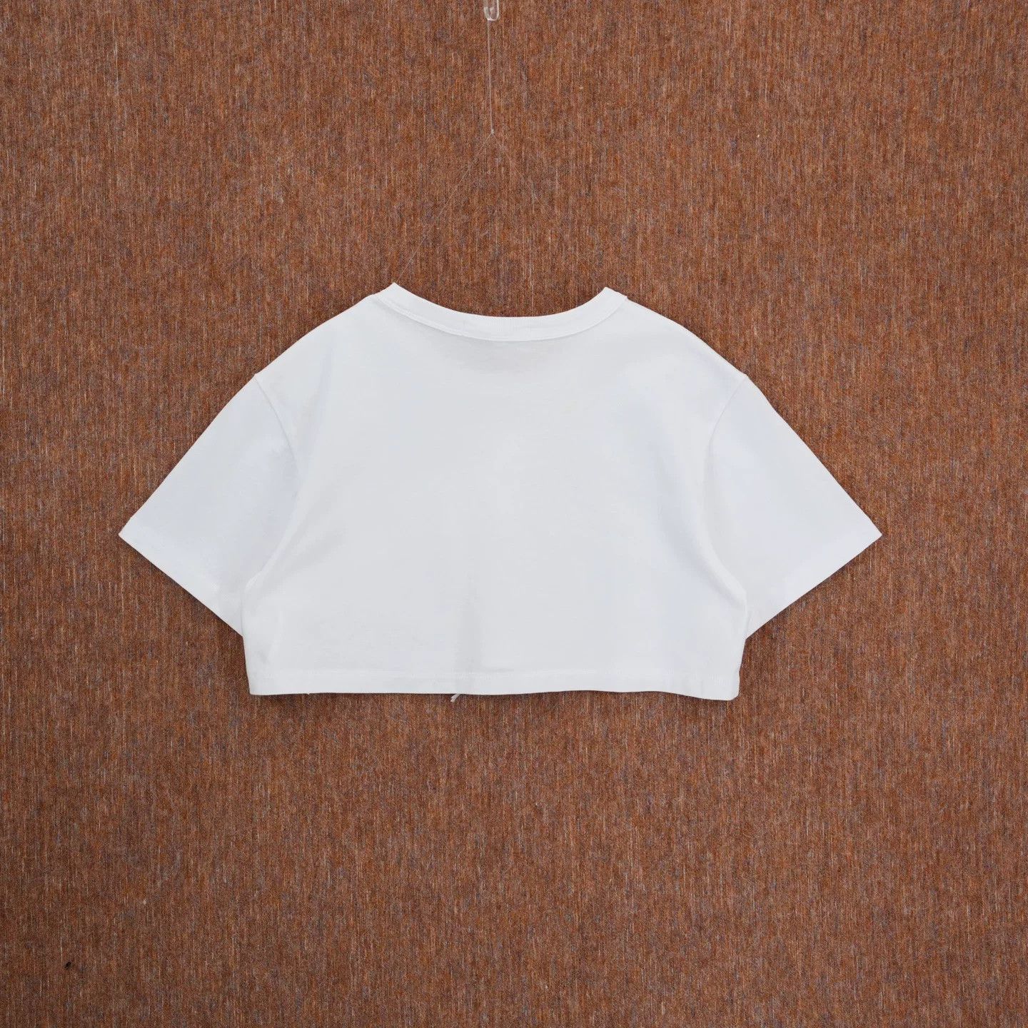 Alexander Wang Alexander Wang Woven Logo Cropped T-shirt Size XS / US 0-2 / IT 36-38 - 2 Thumbnail