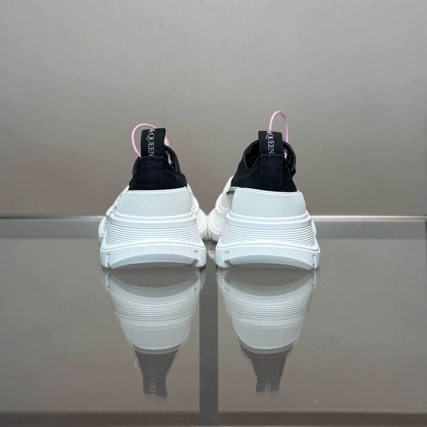 Alexander McQueen Alexander McQueen Black White Canvas Boots Size US 4.5 / IT 34.5 - 4 Thumbnail