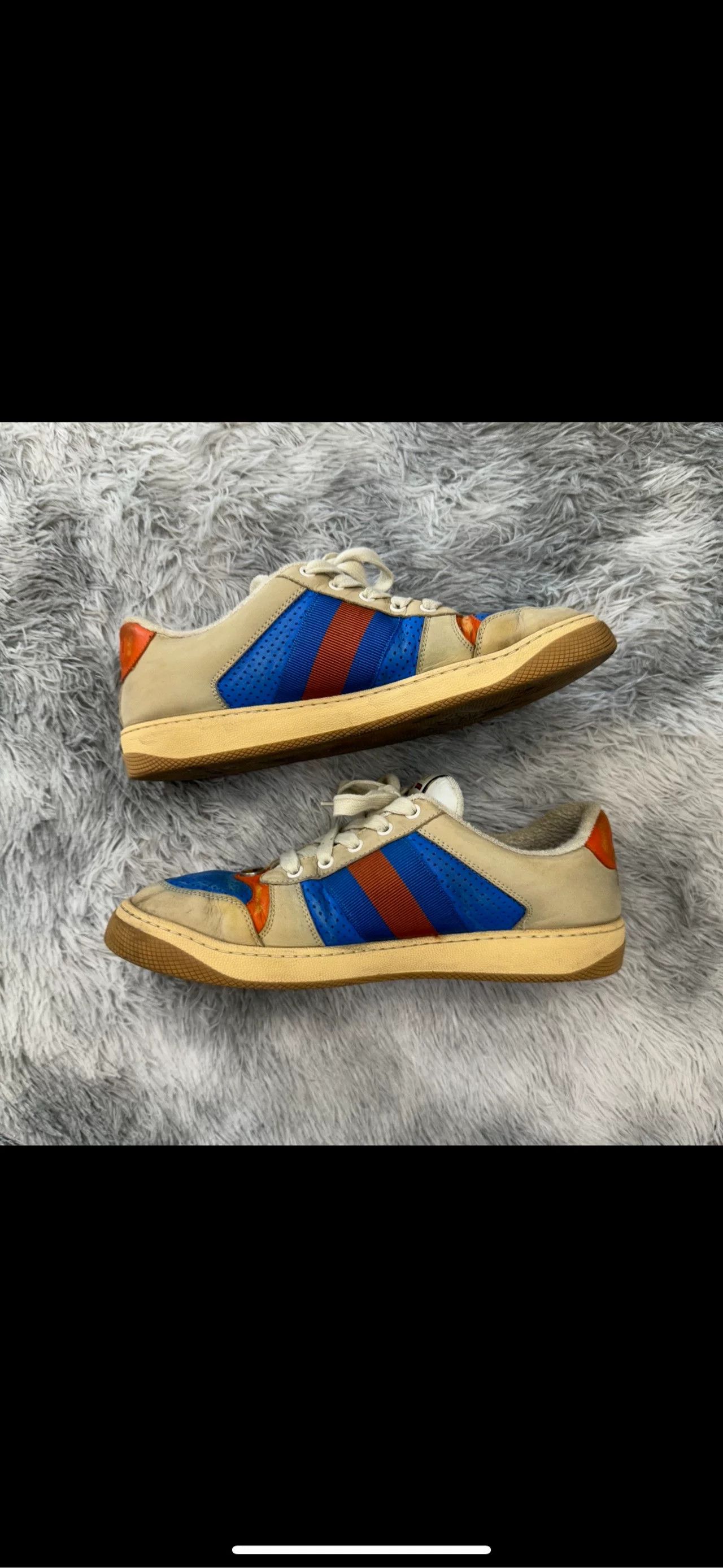 Gucci Gucci Distressed Sneakers Size US 8 / EU 41 - 3 Thumbnail